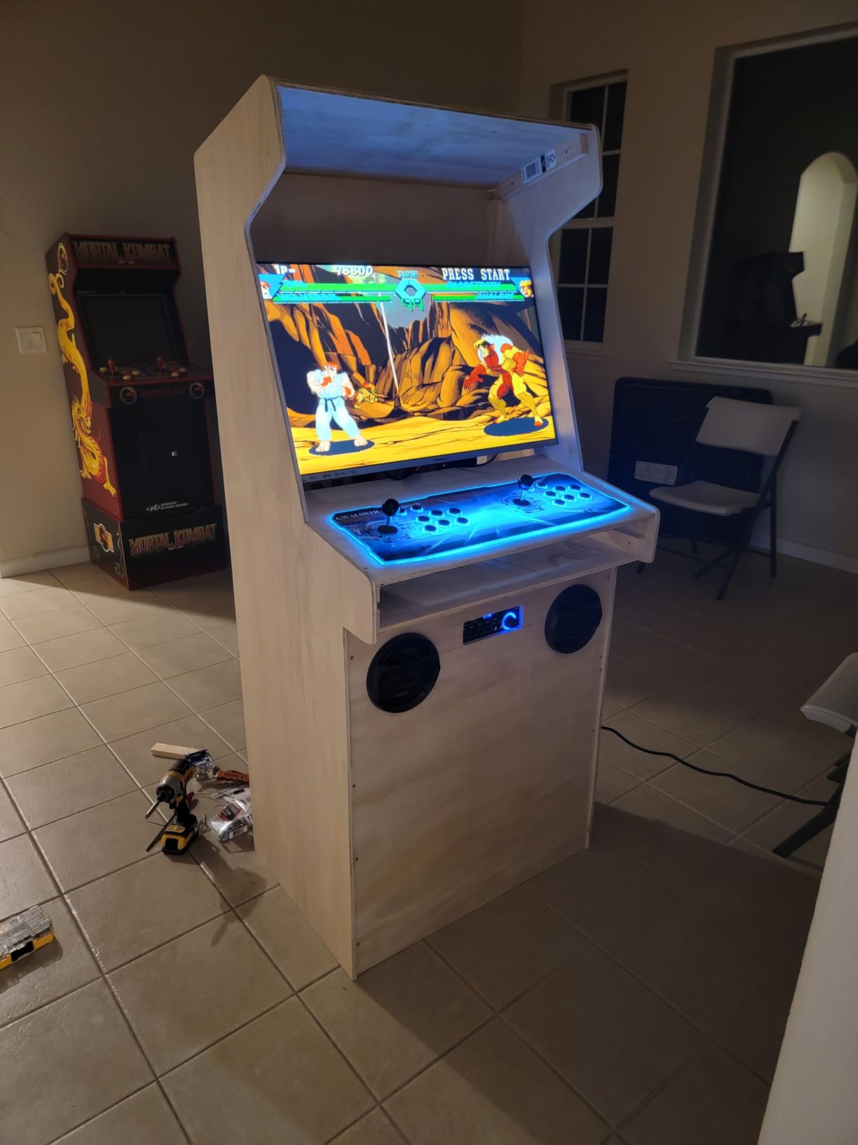 GWALSNTH 32000 in 1 Pandora Box 60S Arcade Game Console,1280X720 Display,Search/Save/Hide/Pause Games,Two Separate joysticks,1-4 Players … customer photo 2