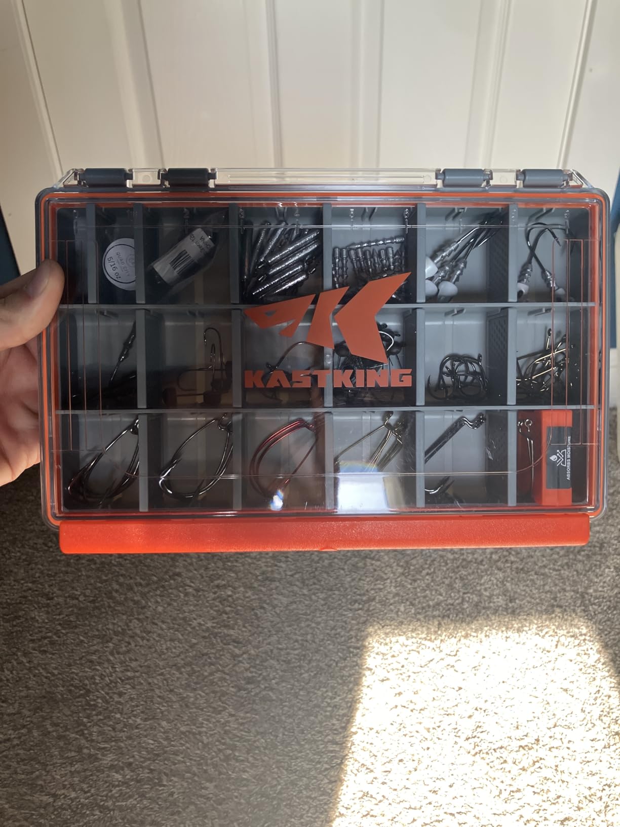 KastKing HyperSeal Waterproof Tackle Box, 3600 Tackle Trays customer photo 1