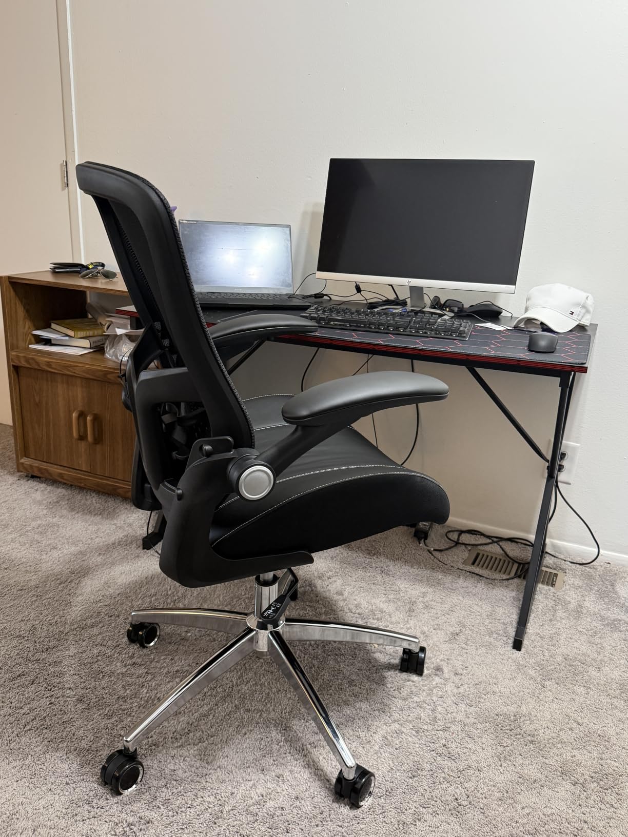 Office Chair Ergonomic Desk Chair-400lbs Big and Tall Heavy Duty, Wide & Soft 3D Modeling Foam Cushion Home Office Desk Chair with Adjustable Seat Height, Executive Computer Task Chair customer photo 1