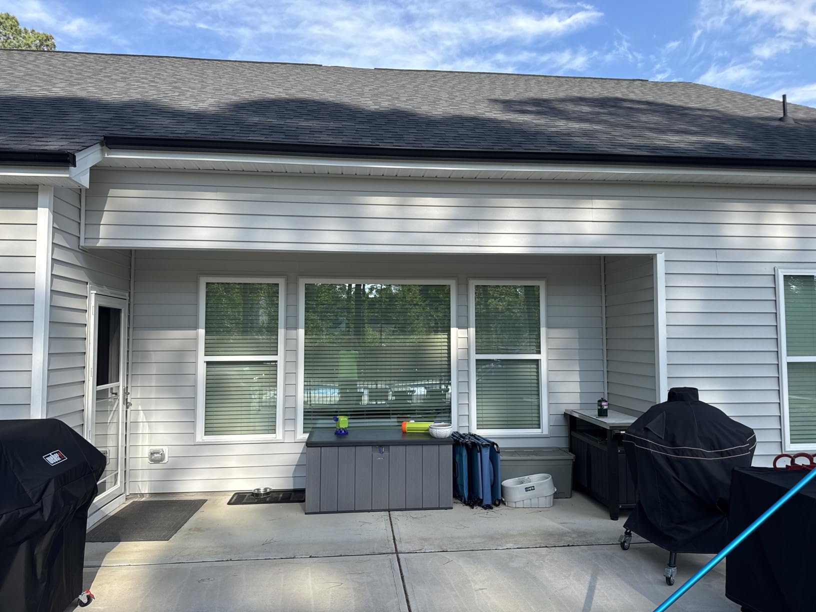ADVANING Luxury Series, 16'x10' Electric Retractable Awning, Premium Quality Fully Assembled UV+ Sun Shade Canopy, Heather Gray, EA1610-A112H2 customer photo 1