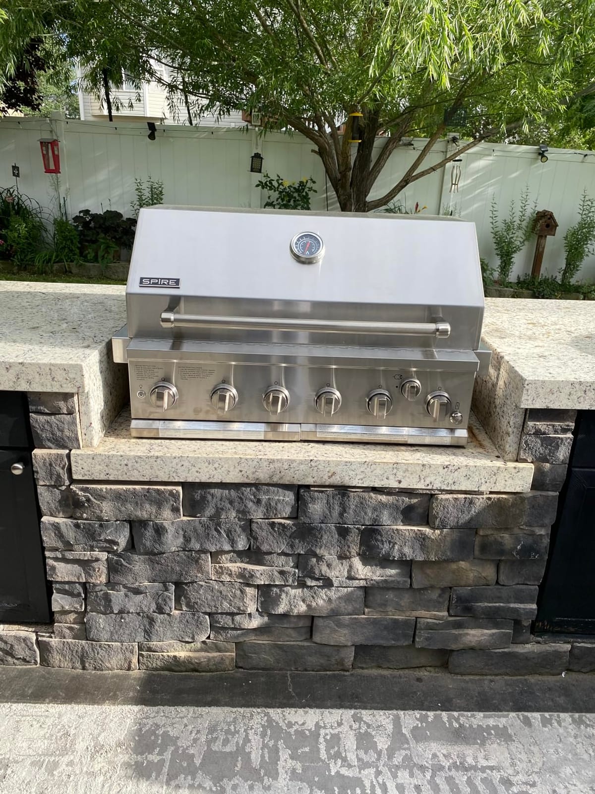 SPIRE 30 inch Built-In 5 Burner Dual Fuel Grill, All 304 Stainless Steel Body | 63000 BTU, Built-In Thermometer, Electronic Ignition, 904 Sq In Cooking Space, Ceramic Rear Burner, Interior Lighting customer photo 1