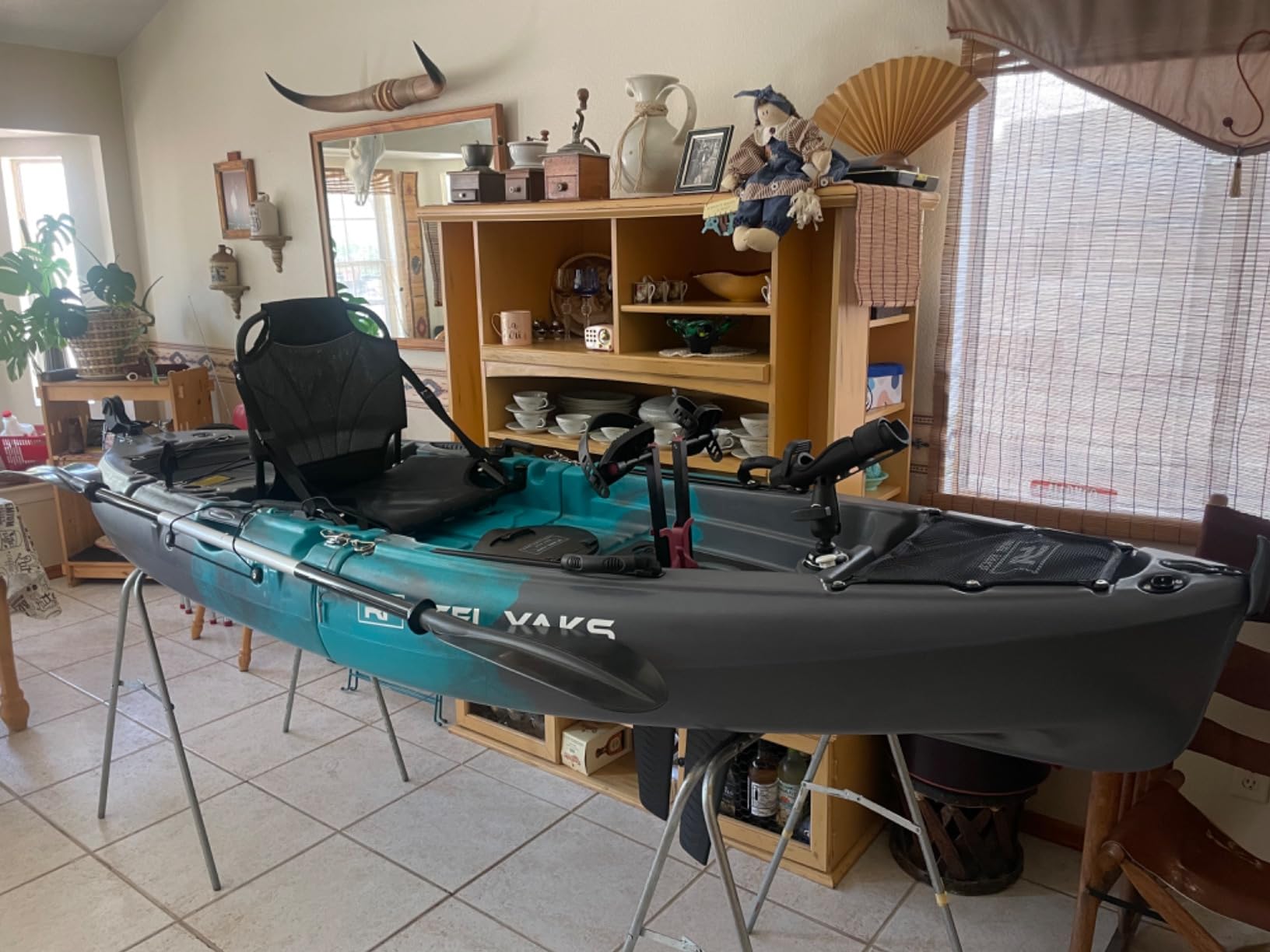 Reel Yaks Raptor Modular Fishing Kayak, 9.5ft, Pedal Kayak customer photo 1