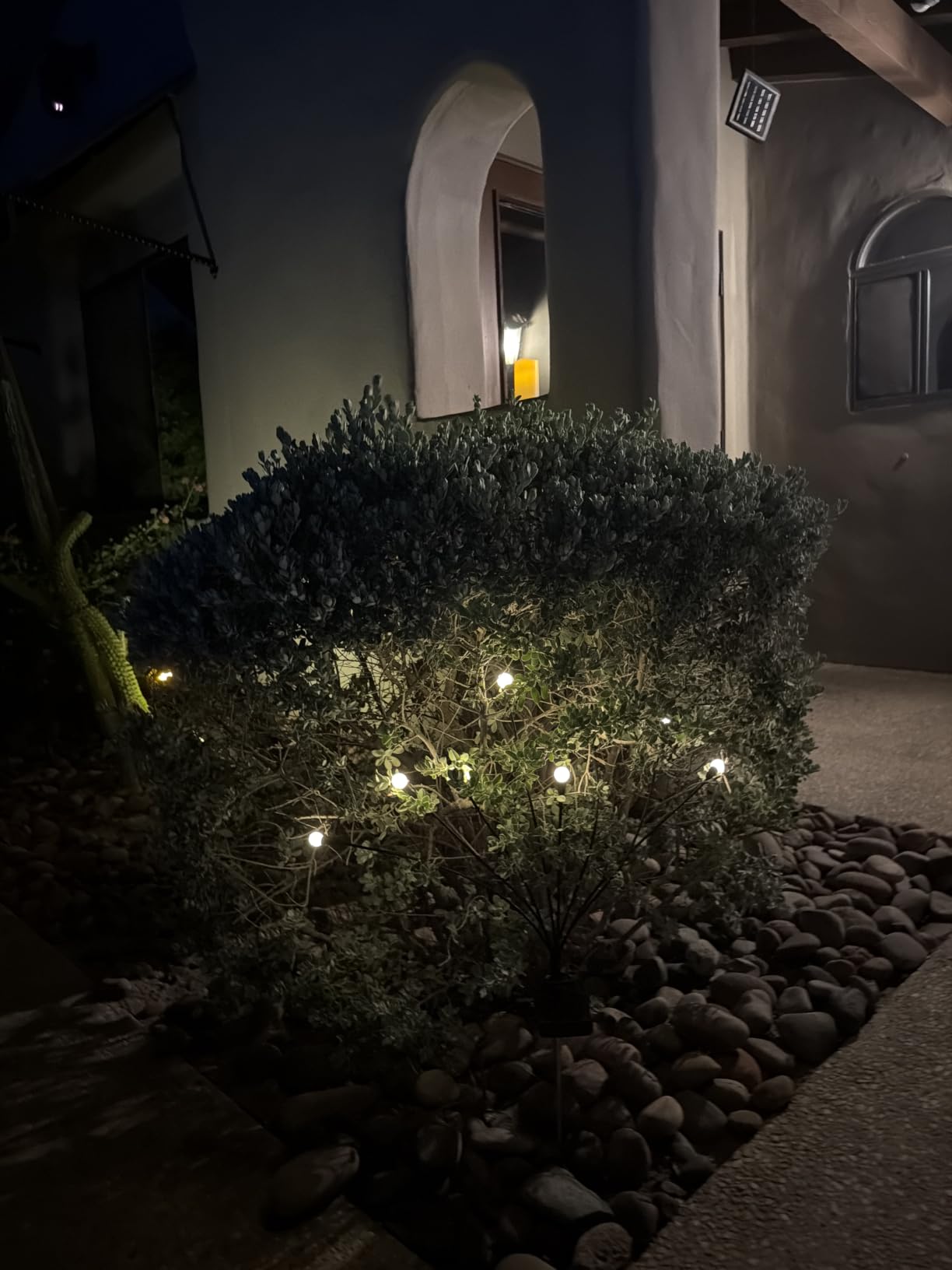ASMAD Solar Lights Outdoor(4 Pack-32 LEDs),Solar Garden Lights,Fairy Lights customer photo 1