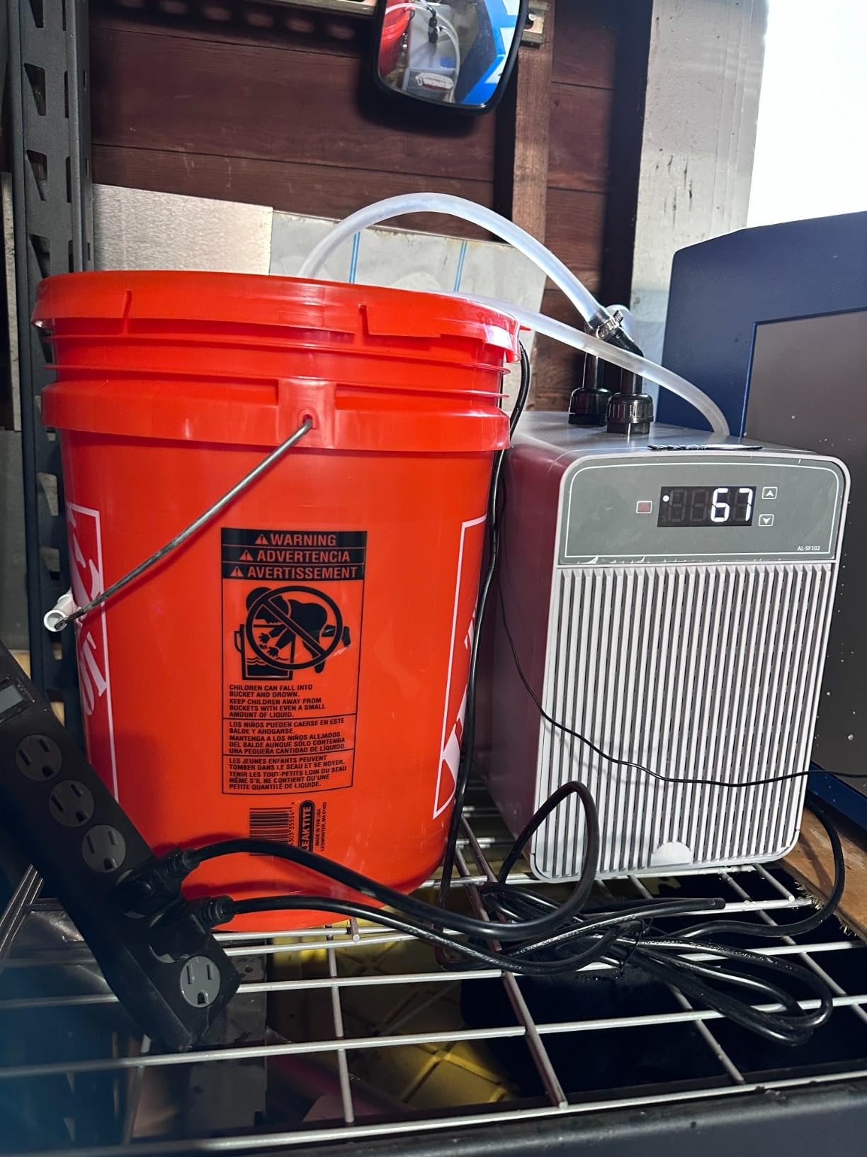 Poafamx Aquarium Chiller 42Gal, Quiet Water Chiller for Fish Tank 1/10 HP customer photo 1
