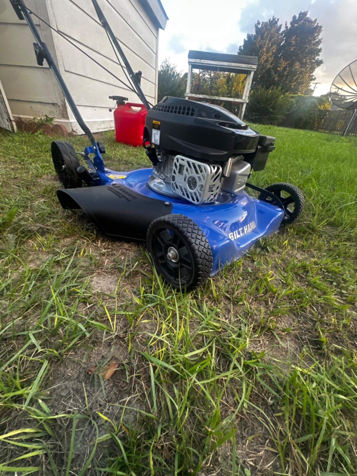 BILT HARD Gas Lawn Mower 20 inch, 144cc 4-Cycle OHV Engine Lawnmower, 8 Adjustable Cutting Heights Push Mowers for Lawn, Yard and Garden customer photo 2