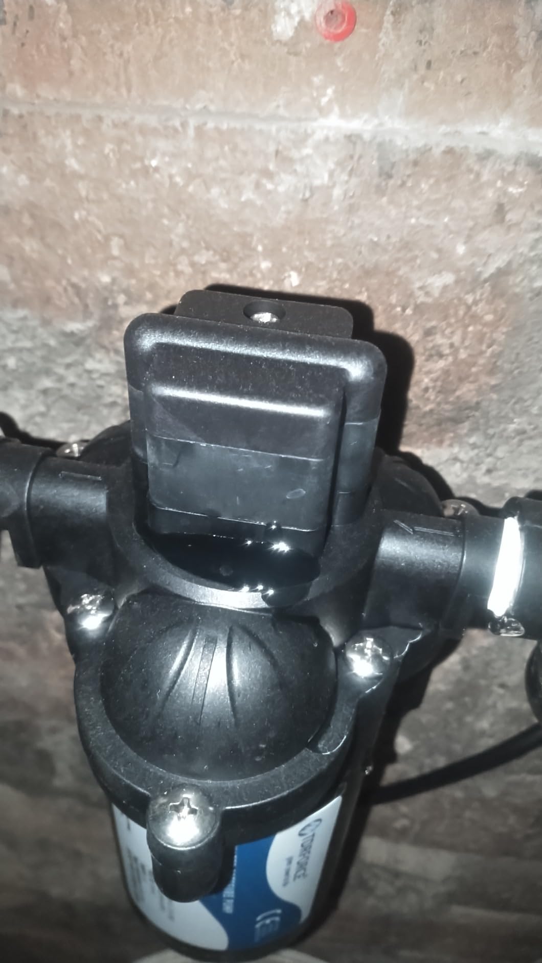 Water Pressure Booster Diaphragm Pump 110V AC for House,45PSI 4GPM Fresh Water Transfer Pump with Plug,On Demand Self-Priming Water Pump with Filter for RV Bathroom Kitchen Irrigation Spray customer photo 1