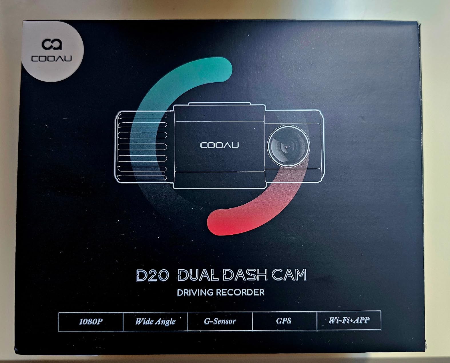 COOAU Dual Dash Cam 2.5K+1080P, Dash Cam Front and Inside, Built-in GPS and WI-FI, Dash Camera for Cars, Perfect for Uber and Taxi Drivers, Night Vision, Accident Record, 24Hr Parking Mode customer photo 2