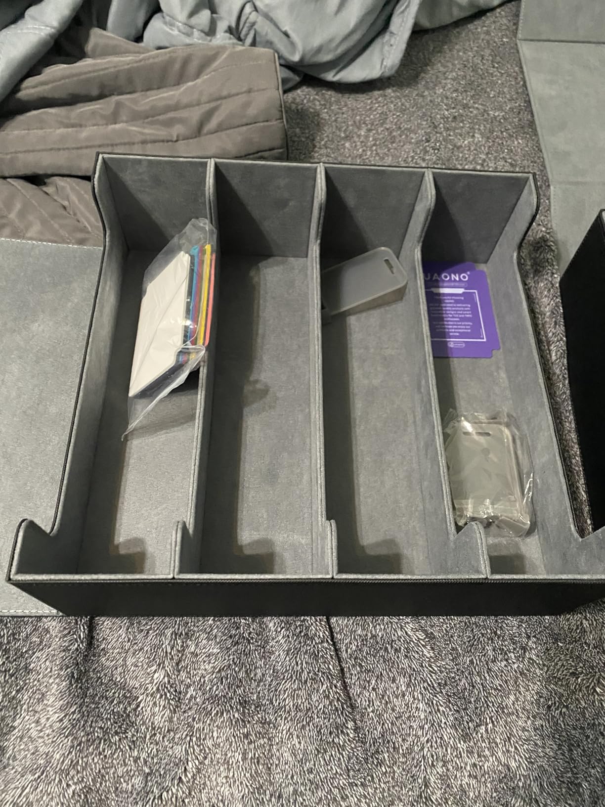 UAONO Trading Card Storage Box Holds 2400+ Cards, Bulk Card Storage customer photo 1