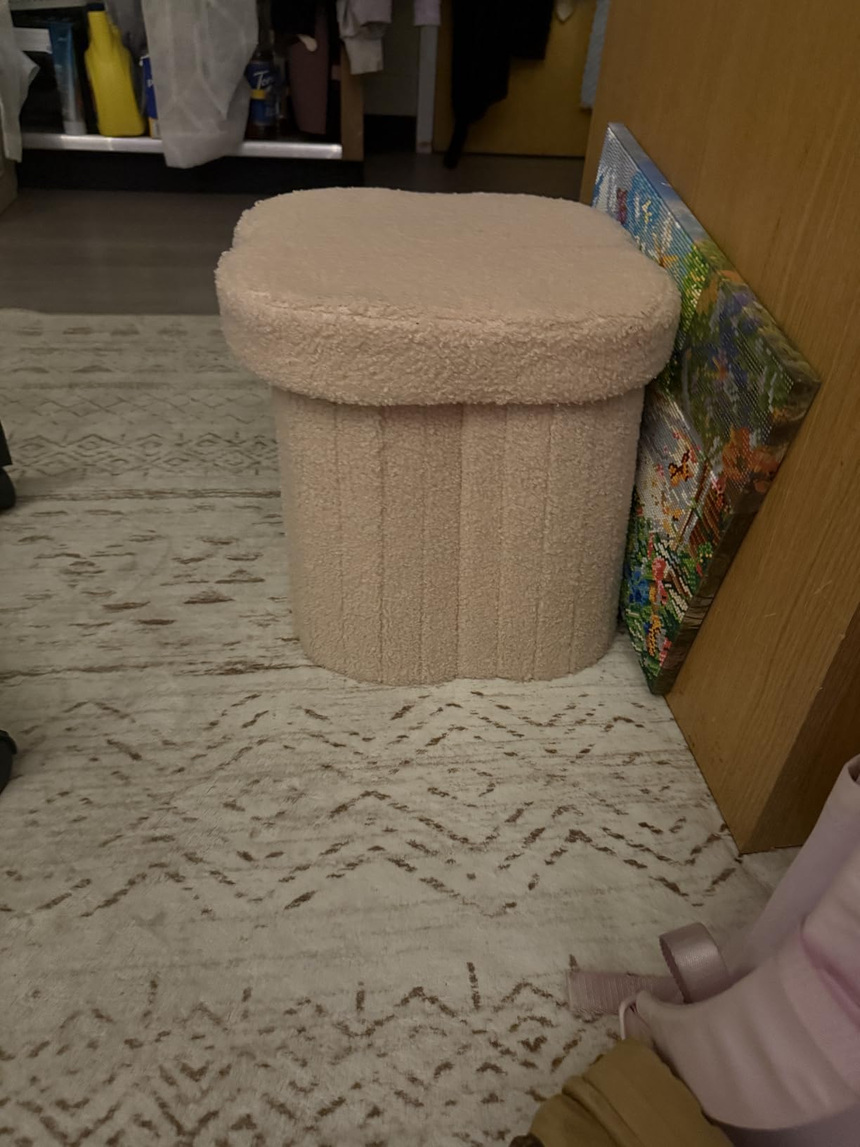 B FSOBEIIALEO Storage Ottoman Cube,12.6