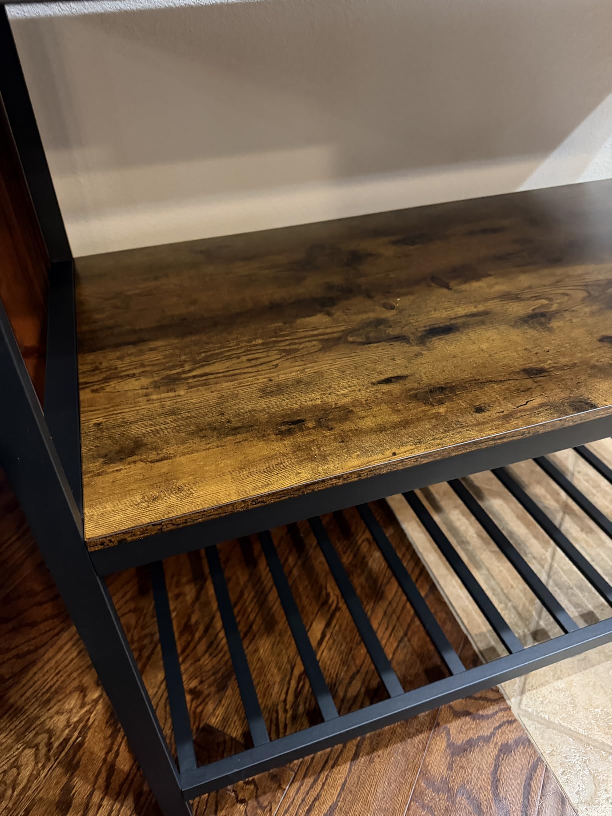 VASAGLE Kitchen Island with 3 Shelves, Storage Cabinet, Steel Structure customer photo 2