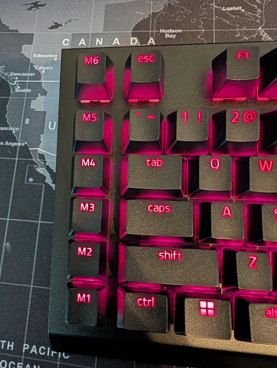 Razer BlackWidow V4 X Mechanical Gaming Keyboard, Yellow Switches, Black | Linear & Silent Switches, 6 Dedicated Macro Keys, Chroma RGB, Doubleshot ABS Keycaps, Roller & Media Controls, Snap Tap customer photo 2