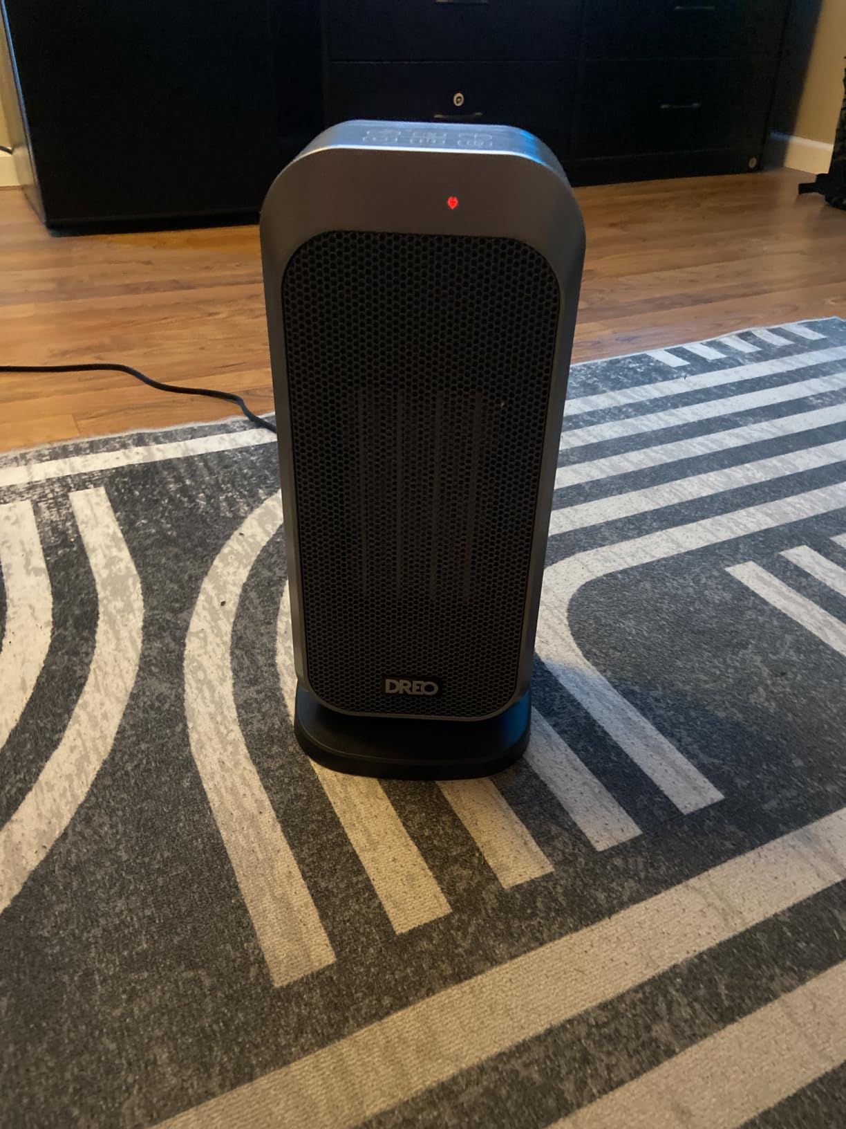 DREO Quiet Space Heater, 1500W Portable Heaters for Indoor Use with Remote customer photo 1
