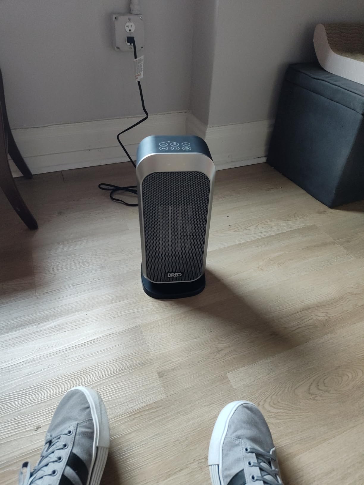 DREO Quiet Space Heater, 1500W Portable Heaters for Indoor Use with Remote customer photo 2