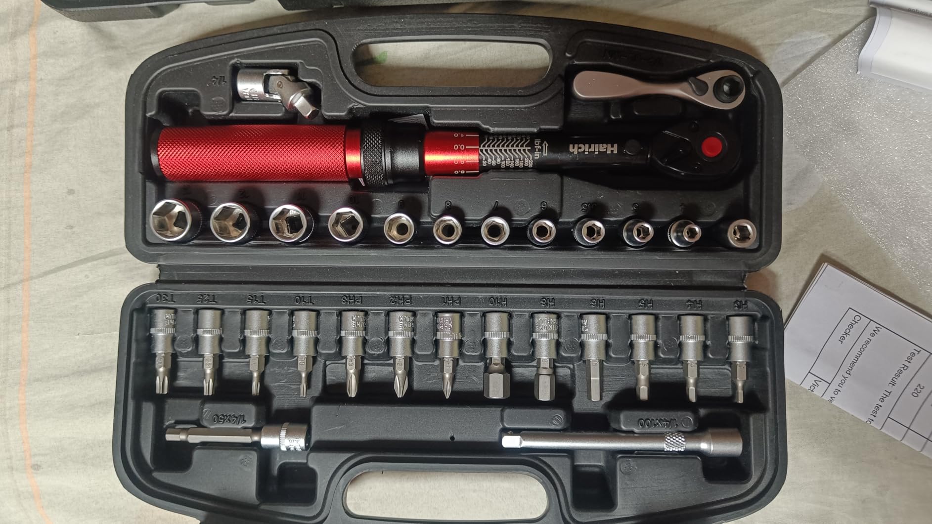 Hairich torque wrench 1/2, 10-170ft.lb/13.6-230Nm, ±3% HIGH PRECISION customer photo 1