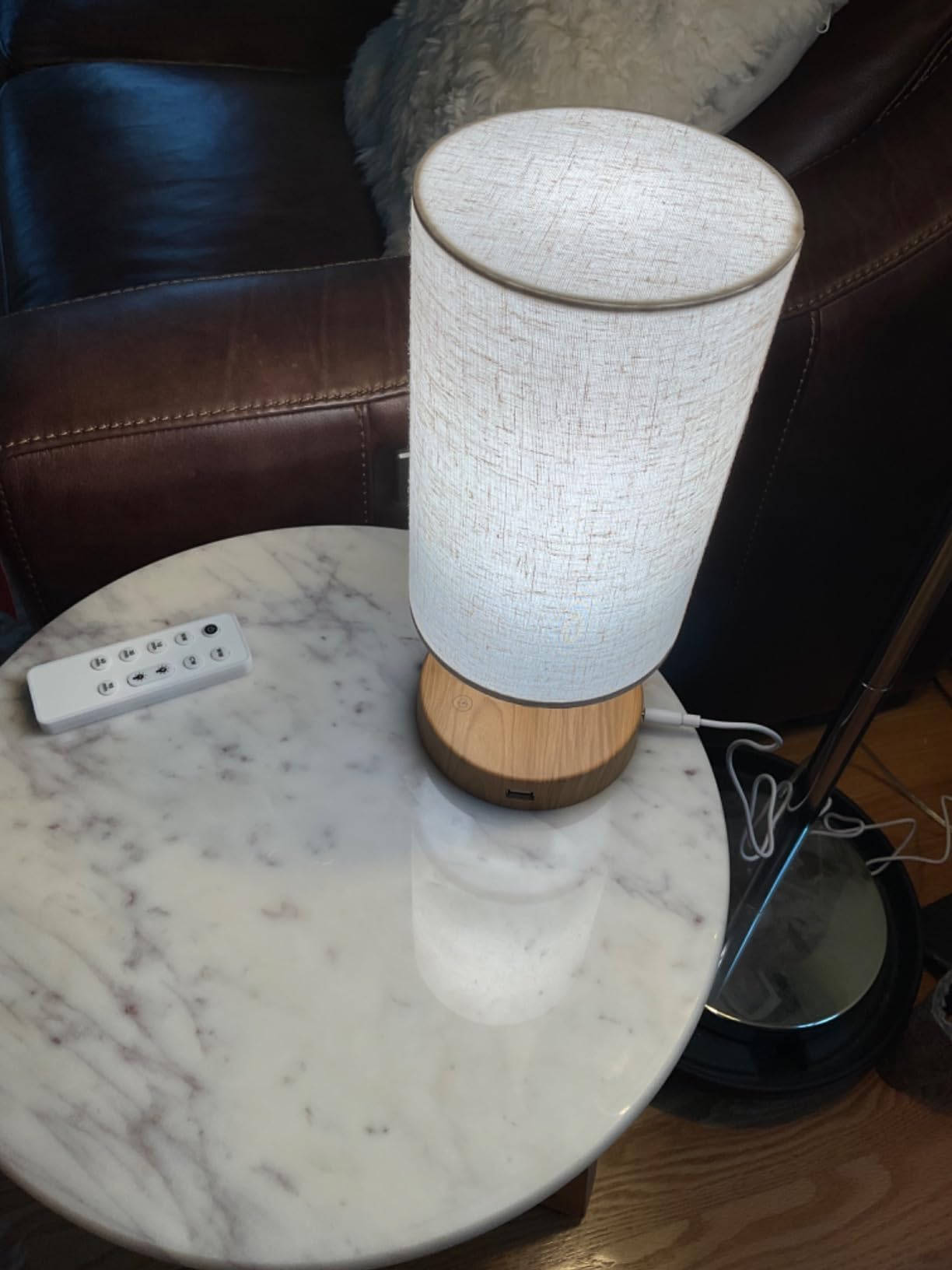 Caromolly Light Therapy Lamp, Sunlight Lamp 10000 Lux with Remote Control, 3 Color Temperature & 4 Brightness Level & Timer, Daylight Lamp for Home, Office, Decoration customer photo 1