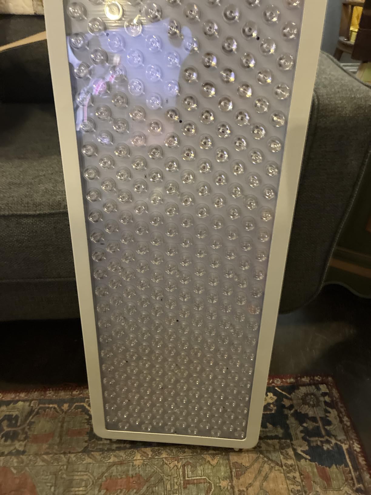 BestQool Red Light Therapy Panel, FSA-HSA 4 Wavelengths Full Body, 470W | 630-940nm Infrared Light Therapy, 300 LEDs Elite Grade Dual Chip, Large LED Light Lamp for Home Use, Modular Design, Pro300 customer photo 2