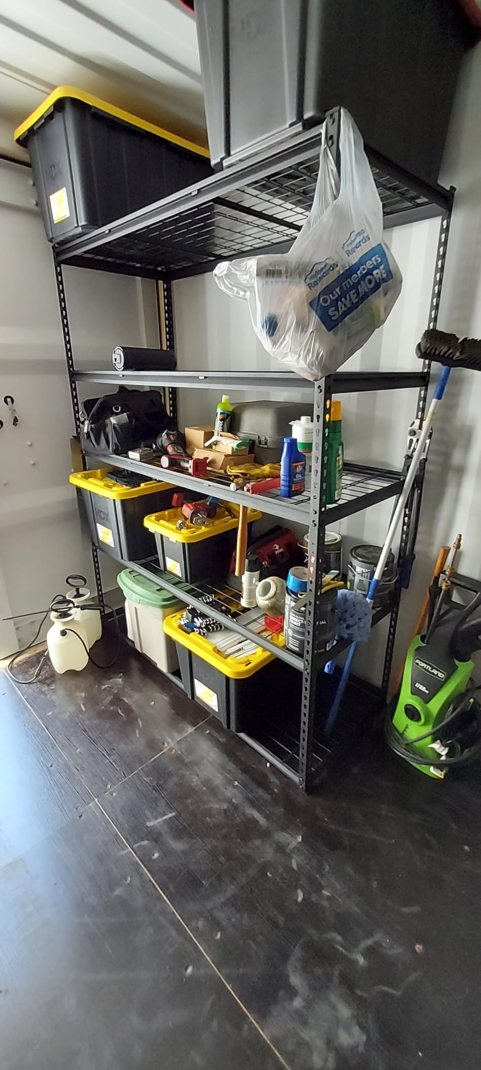 VEVOR Storage Shelving Unit 5-Tier Adjustable 2000 lbs Capacity 60