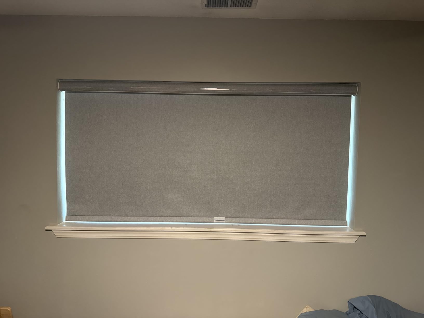 Boolegon Blackout Roller Shades for Windows, Beige, Custom Size customer photo 2