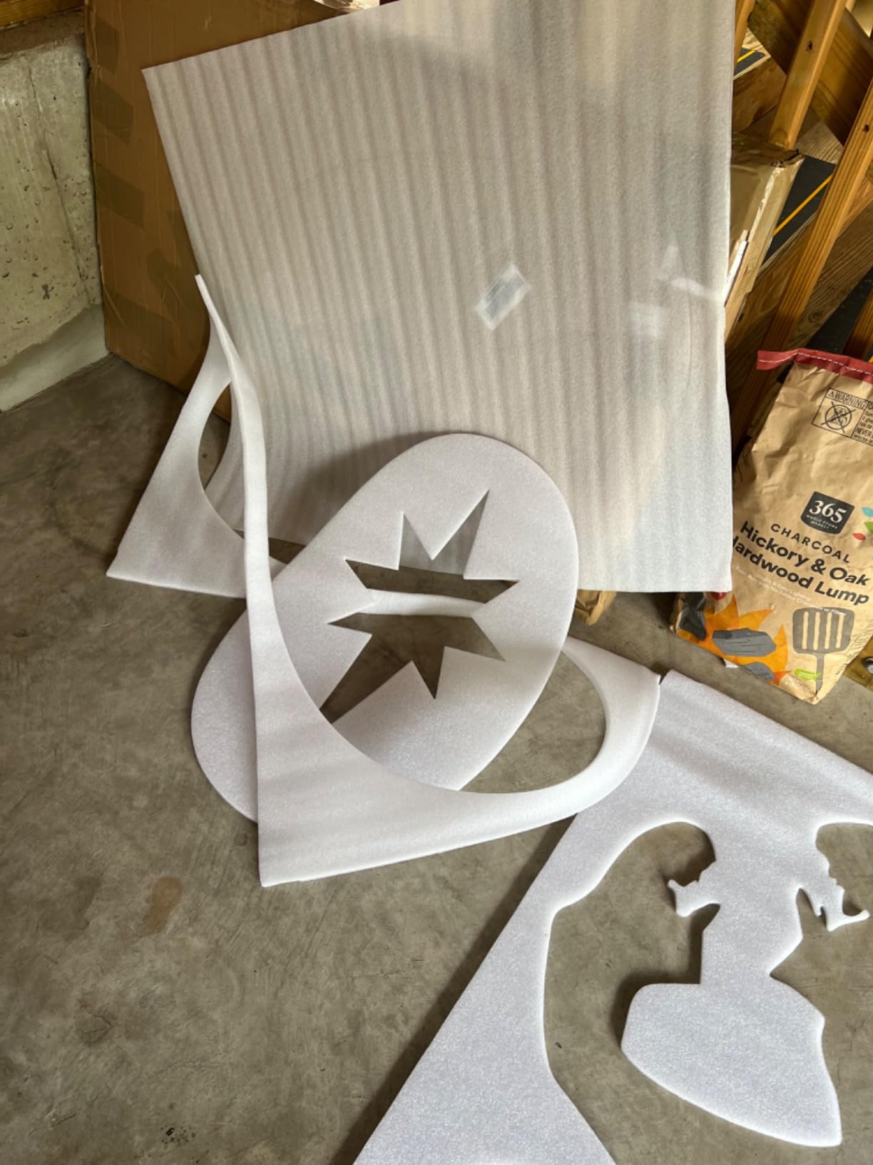 Best Choice Products 46in Outdoor JOY Christmas Nativity Decoration, 3 Piece Yard Decor Sign Holy Weather Resistant PVC Silhouette for Garden - White customer photo 1