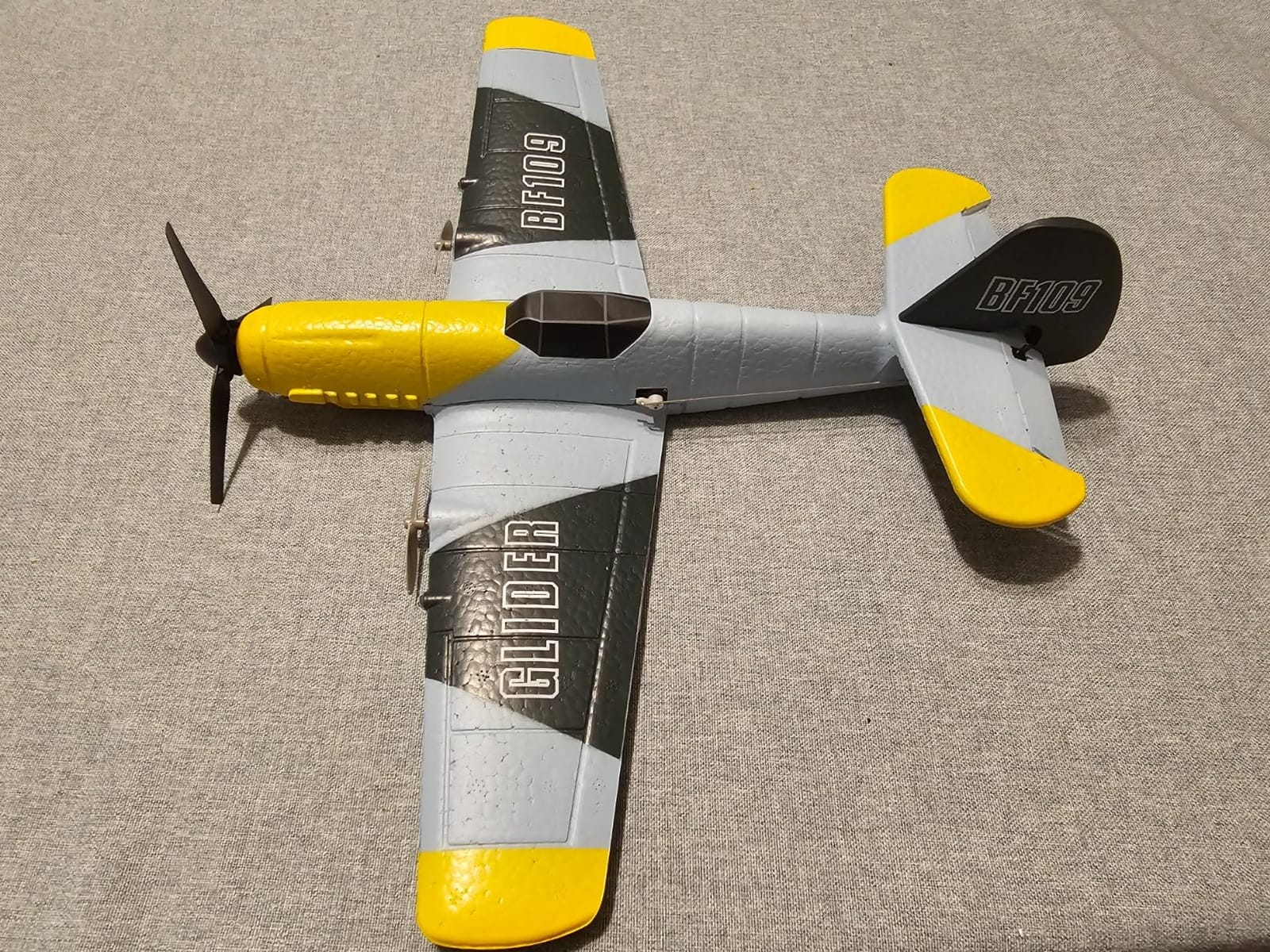 DEERC RC Plane 3 Channel BF-109 Remote Control Airplane Fighter RTF Toys customer photo 2