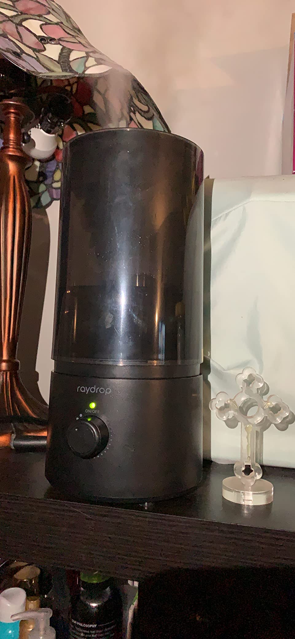raydrop Humidifiers for Bedroom, raydrop Cool Mist Humidifiers for Babies, 1.0L Quiet Ultrasonic Humidifier, Space-Saving, Filterless, Auto Shut Off - (0.26 Gallon, US 110V) customer photo 2