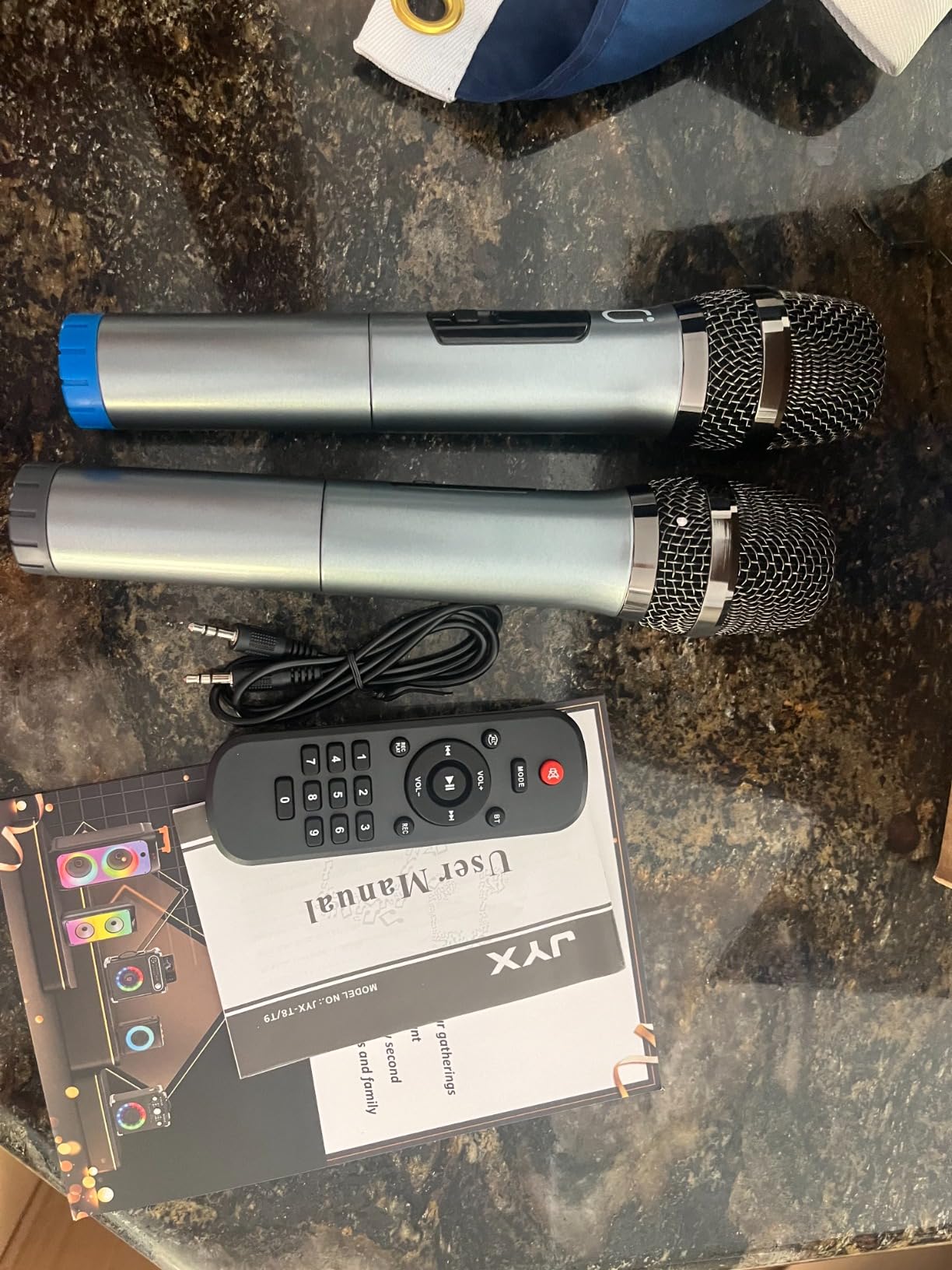HWWR Karaoke Machine with 2 Wireless Microphones, Big Bluetooth Party Speaker with 500W Peak Power for Adults, PA System with Rolling Wheels and Trolley, Perfect for Outdoor, Home Party, Gatherings customer photo 2