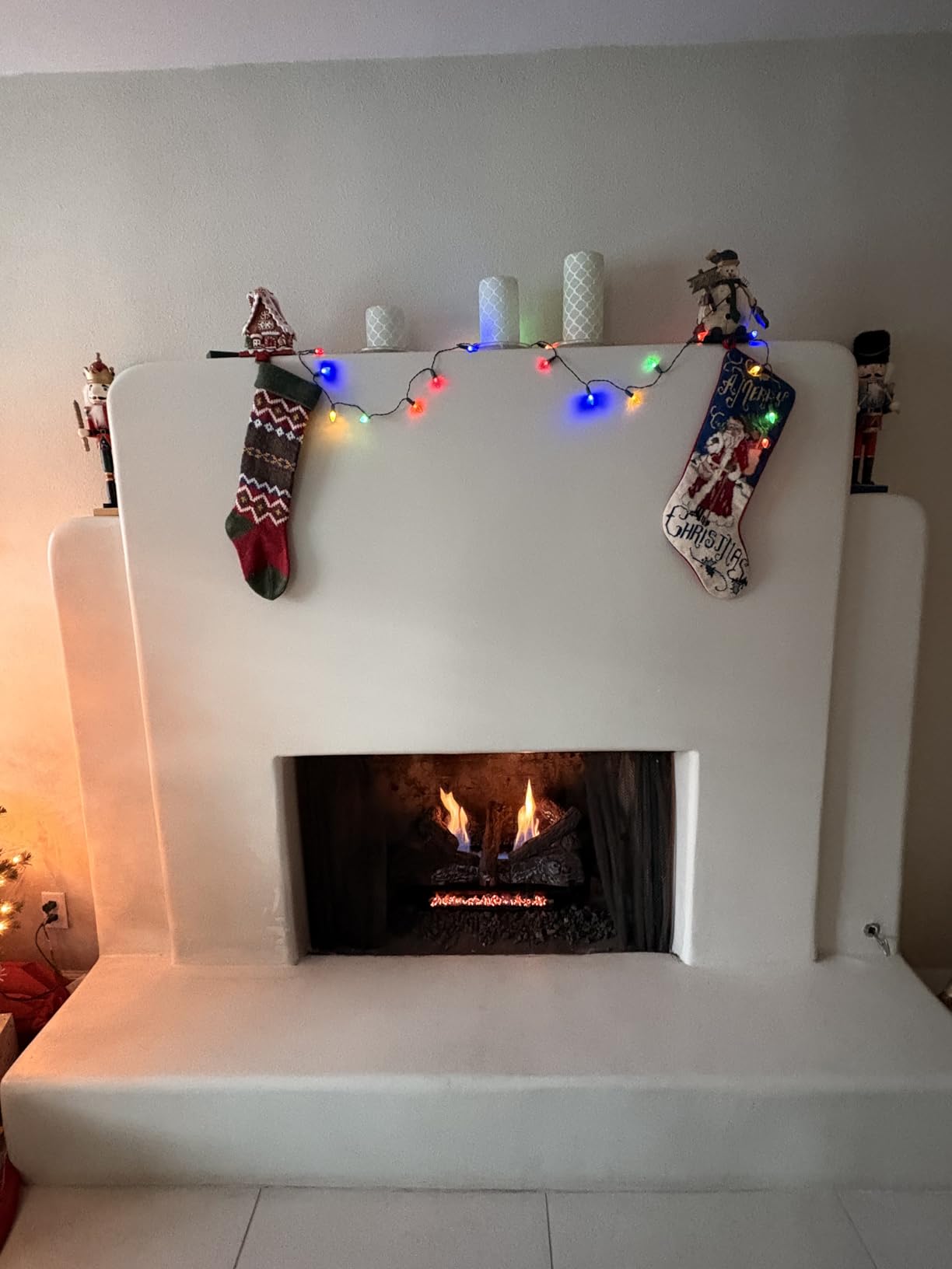 Duluth Forge Ventless Dual Fuel Gas Log Set - 30 in. Stacked Oak, 33,000 BTU, Remote Control - Model# DLS-30R-2 customer photo 2