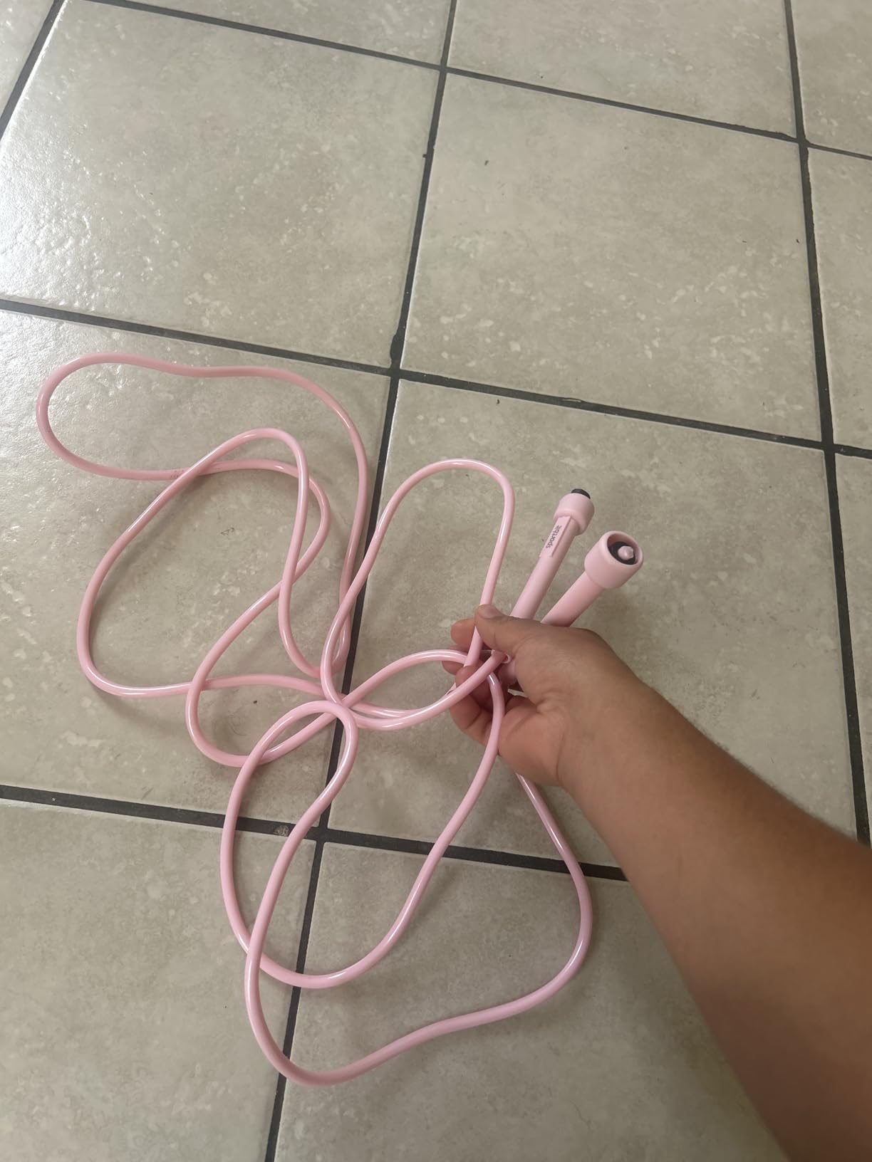 SPORTBIT Adjustable Jump Rope for Fitness and Exercise customer photo 2