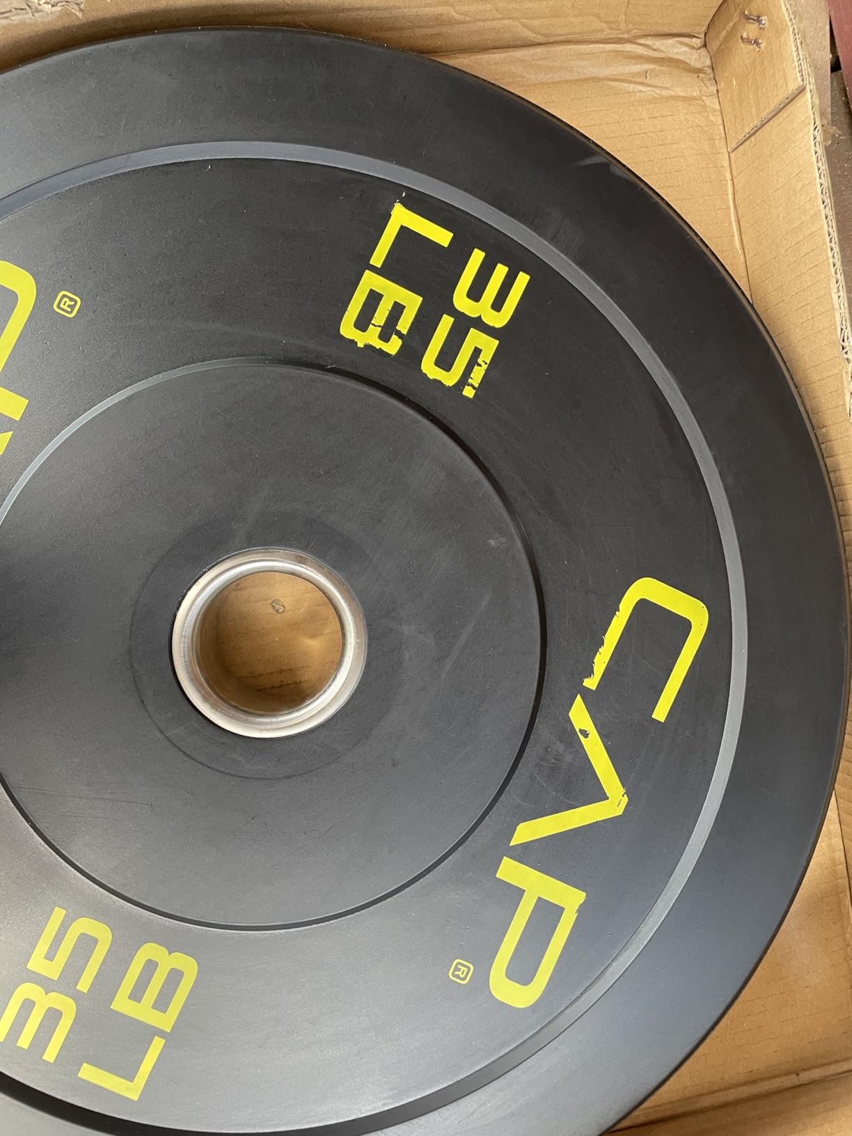 CAP Barbell Rubber Olympic Bumper Plate | Multiple Options/Colors customer photo 1