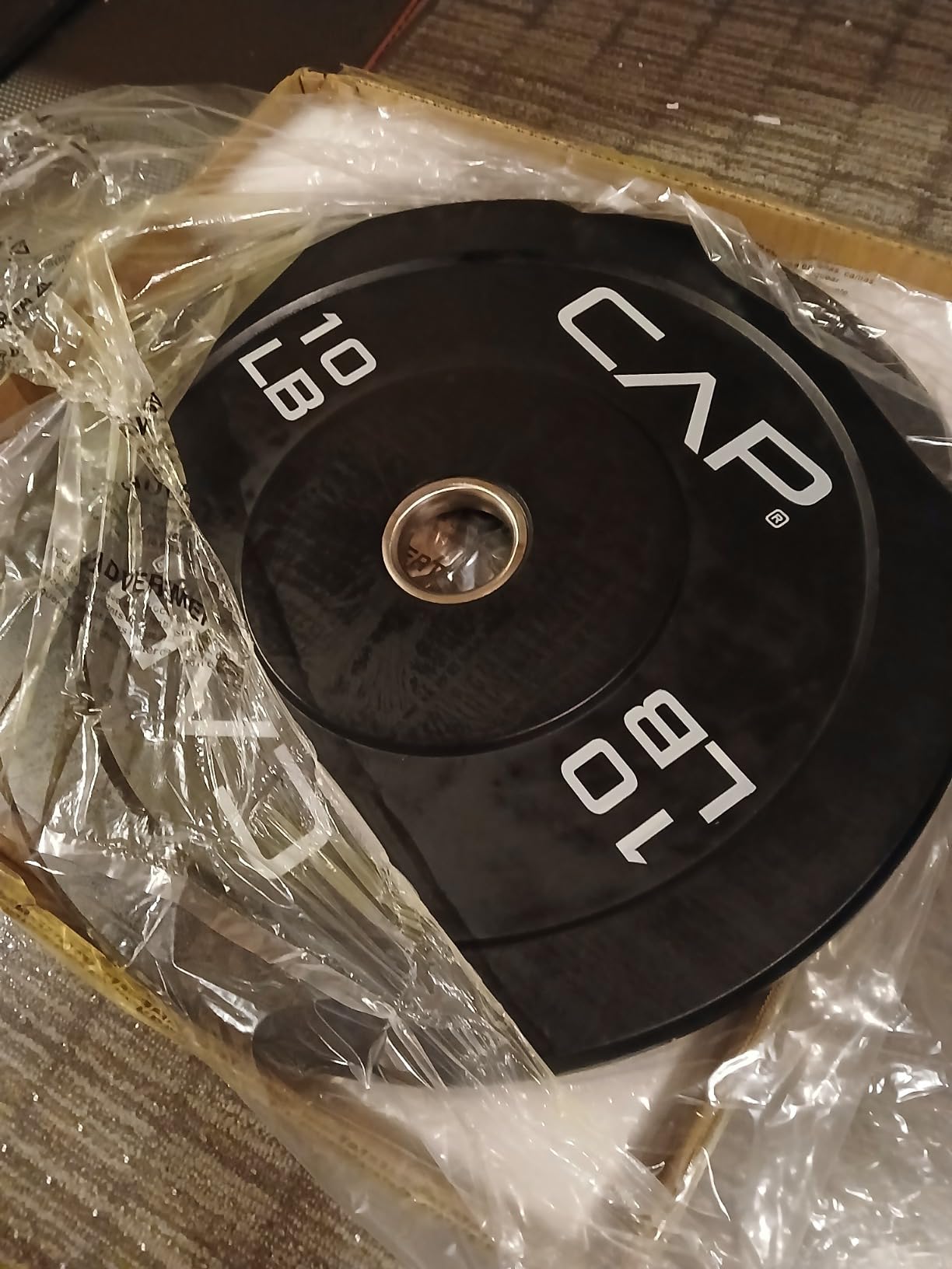 CAP Barbell Rubber Olympic Bumper Plate | Multiple Options/Colors customer photo 2