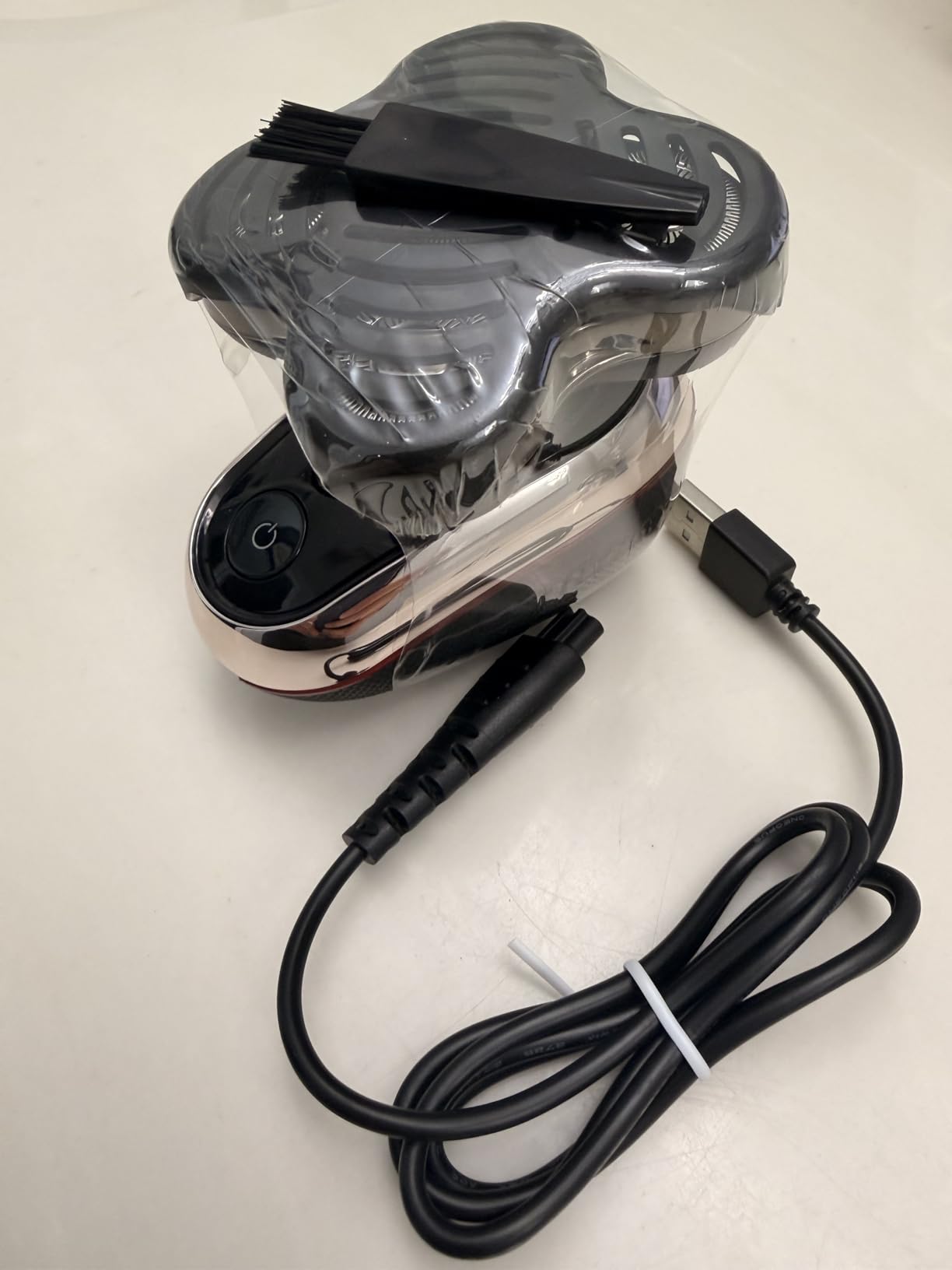 Remington Balder Boss Rotary Shaver, Wet and Dry, Cordless Rechargeable | Smooth, Effortless Head Shaving, Japanese Steel Blades, Precision Dual Track Heads, Black customer photo 2