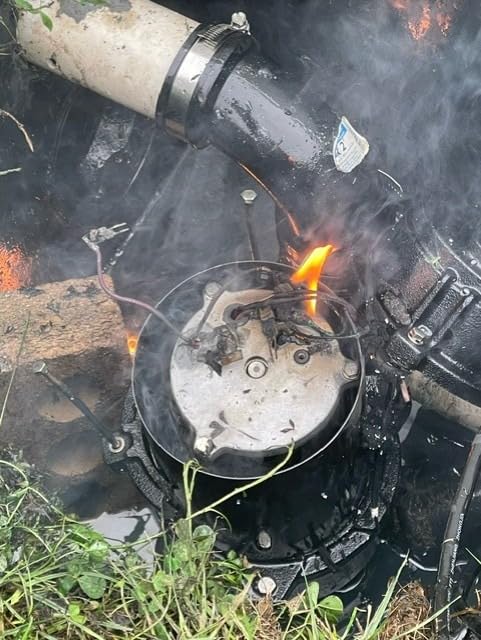 Sewage Pump, Cast Iron Effluent Pump, Automatic Tethered Float Switch, Sewage Sump Pump for Sump Basin, Basement, Residential Sewage, 2'' NPT Discharge, Dark Black customer photo 2