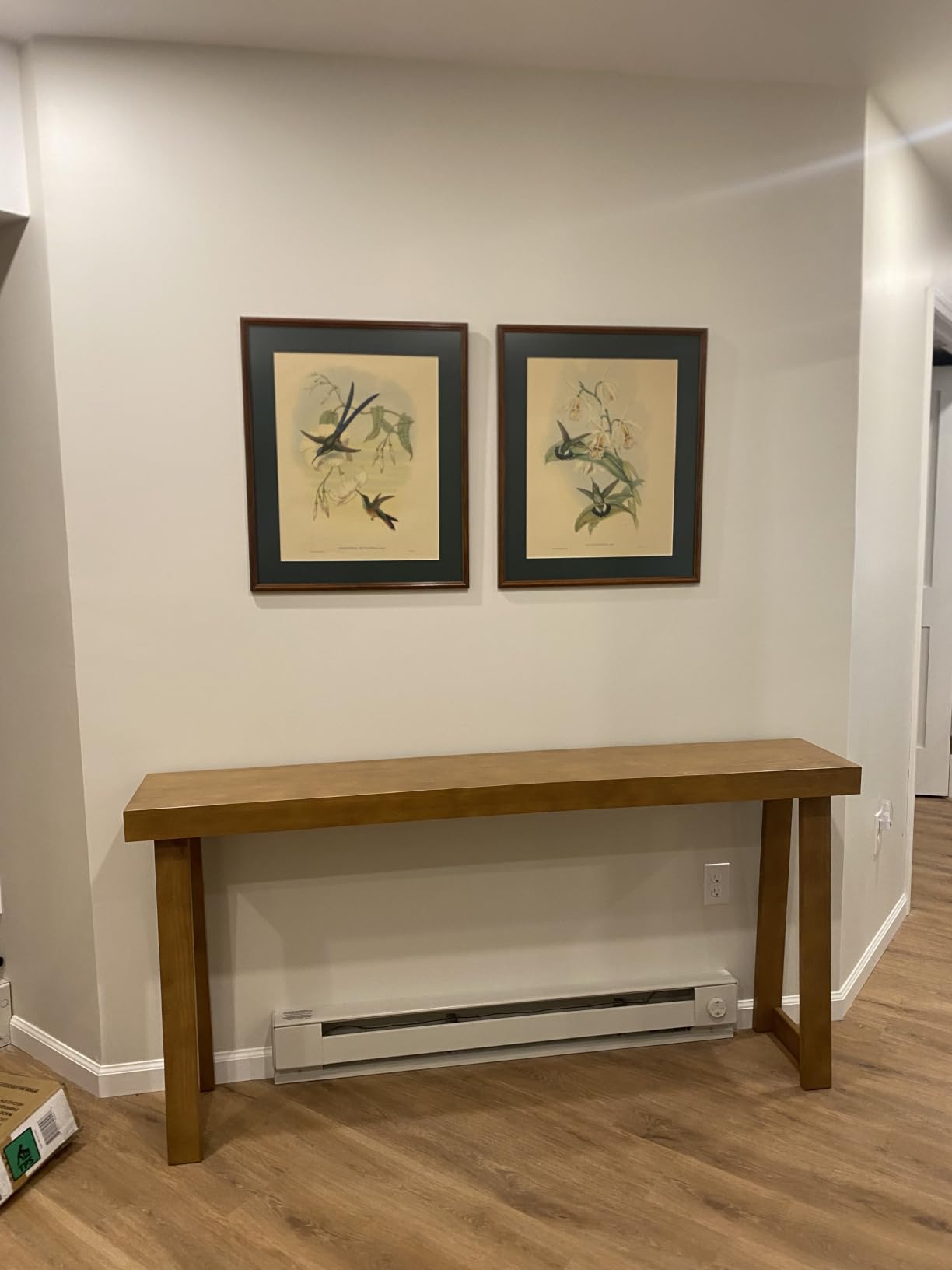 Plank+Beam Classic Console Table, 46 Inch, Blonde customer photo 1