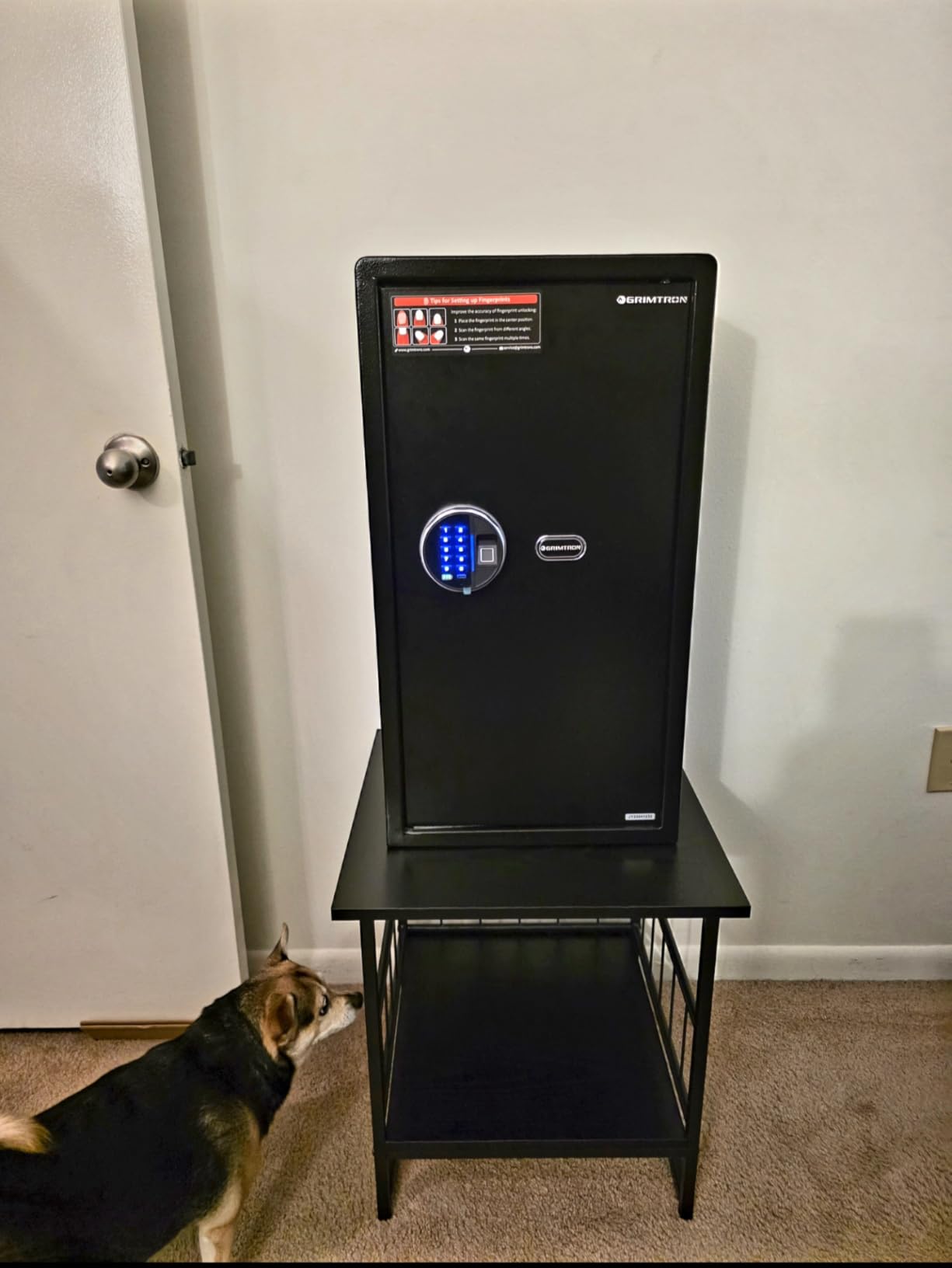 Grimtron 20LB Biometric Safe with Fingerprint Lock, 3-8 Digit PIN customer photo 1