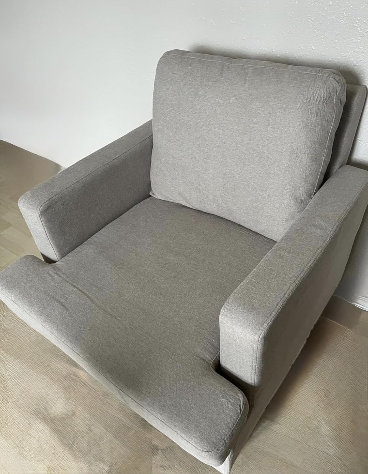 Weture Mid-Century Accent Chair, Dark Grey Armchair Living Room Chairs customer photo 2