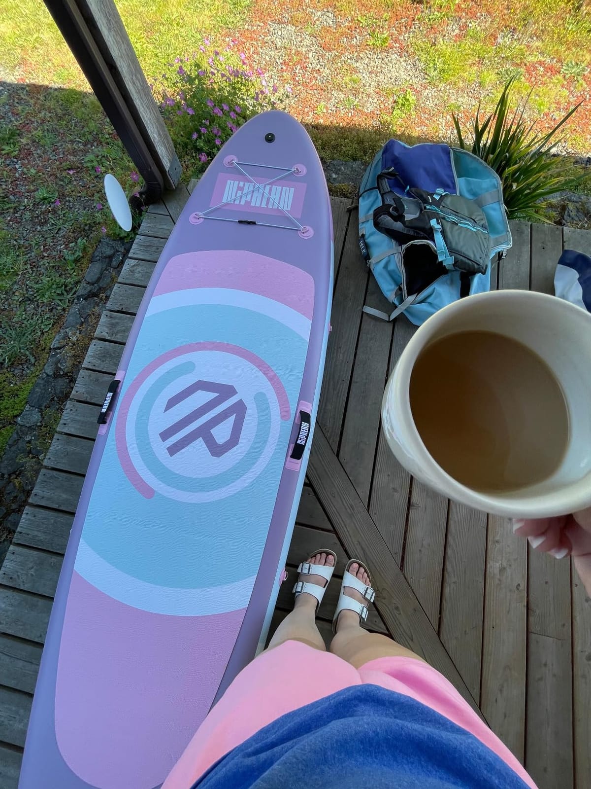 Niphean 10' Inflatable Paddle Board, Ultra-Light SUP for Beginners customer photo 2