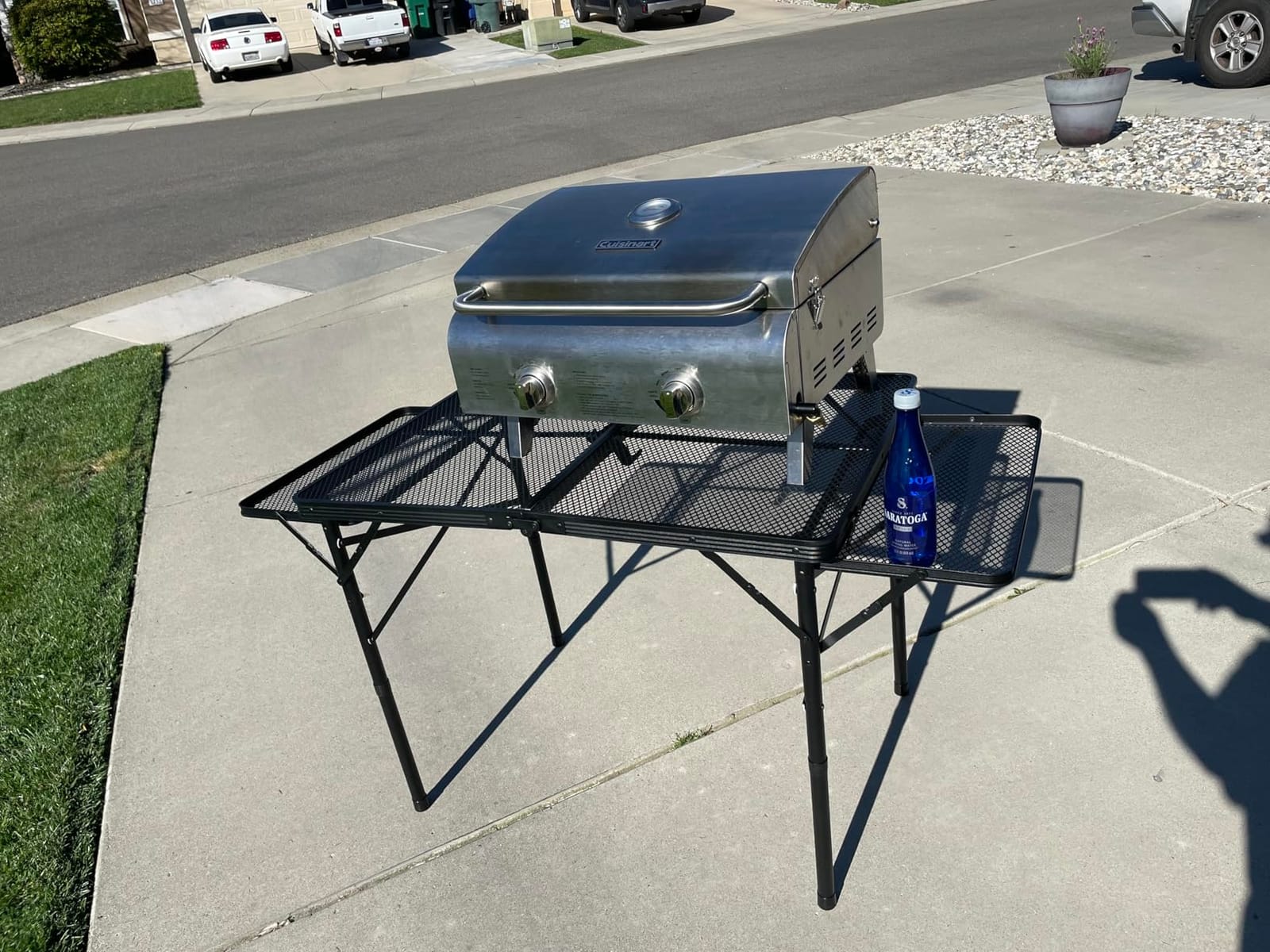 WildFinder Folding Table with 2 Wing Panels, 3x2 FT Foldable Camping Table customer photo 2