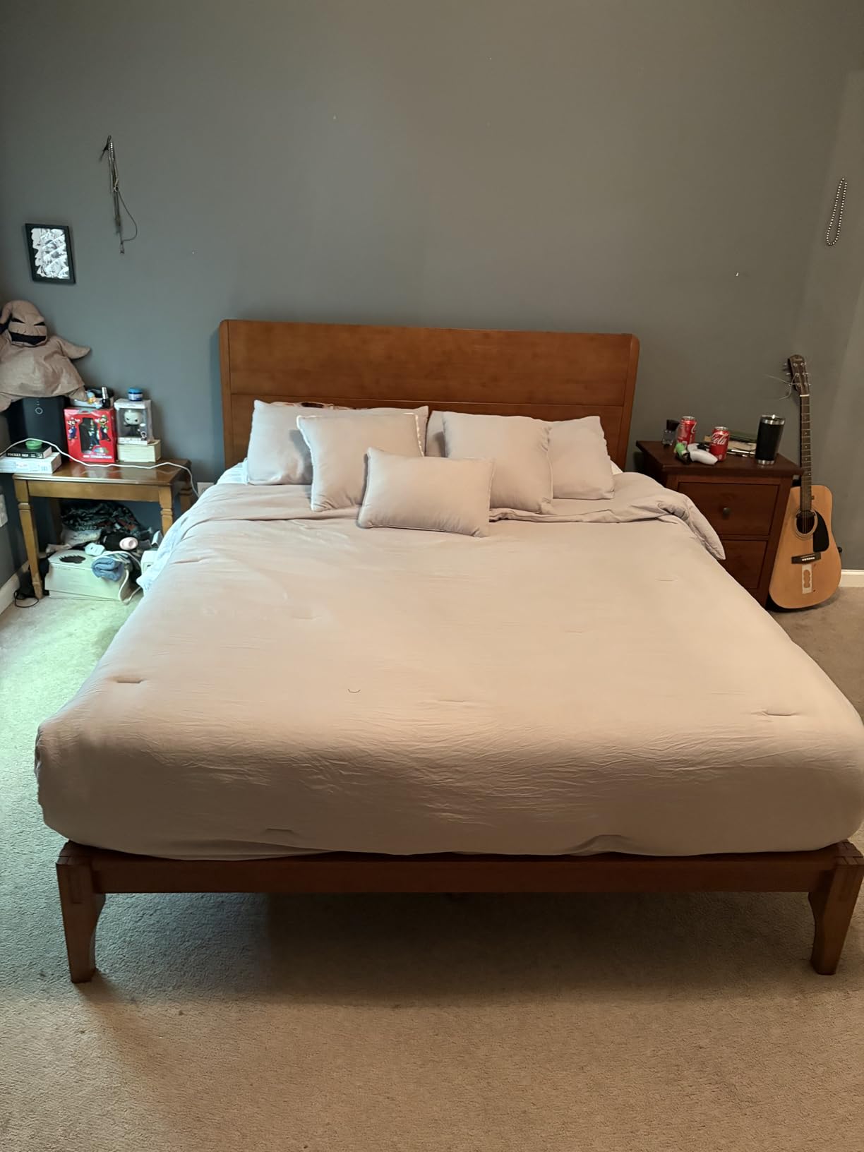 Novilla Queen Mattress, 12 Inch Hybrid Mattress Queen with Comfort Foam|Innerspring Pillow Top Mattresses in a Box, Pressure & Pain Relief, Soft Feel but Supportive, CertiPUR-US customer photo 2