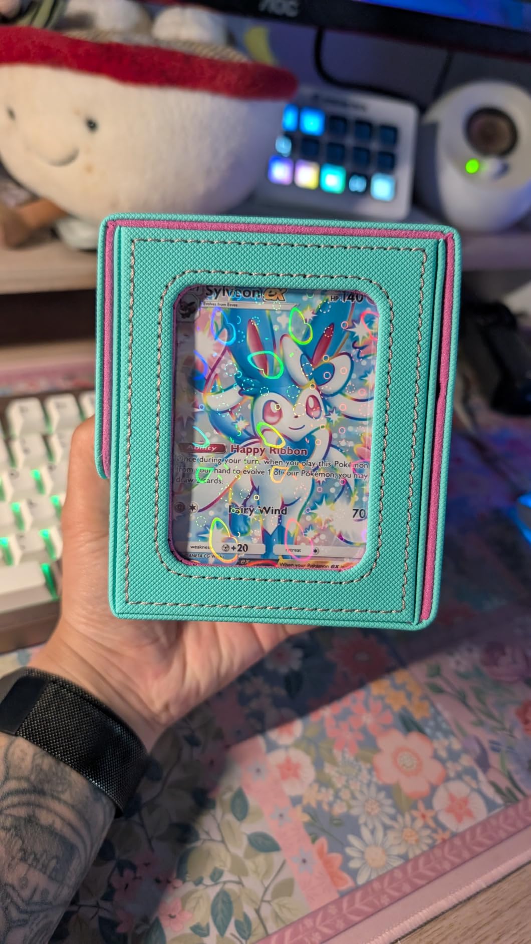 UAONO Card Deck Box for MTG Commander, Fits 100 Double-Sleeved Cards customer photo 1