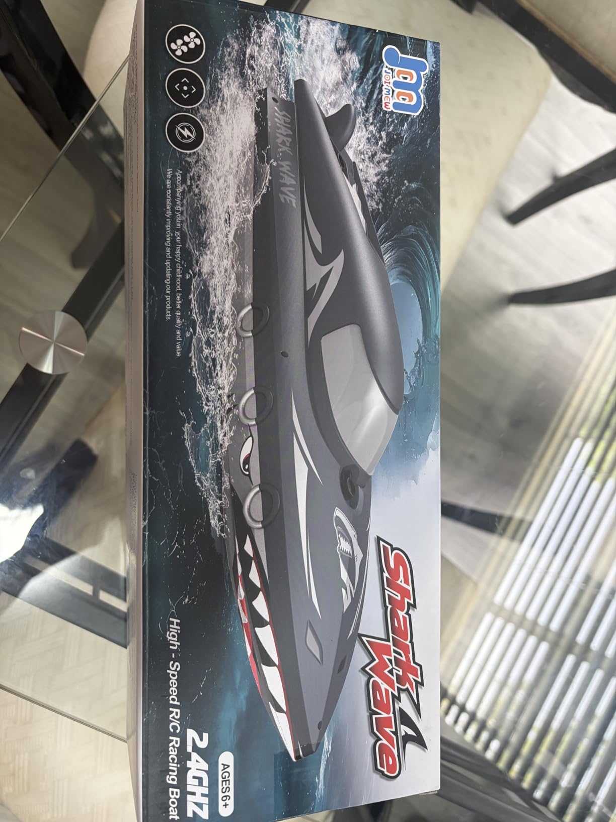 JOI MEW Remote Control Boat for Kids, RC Boat for Pool & Lake, LED Lights customer photo 1