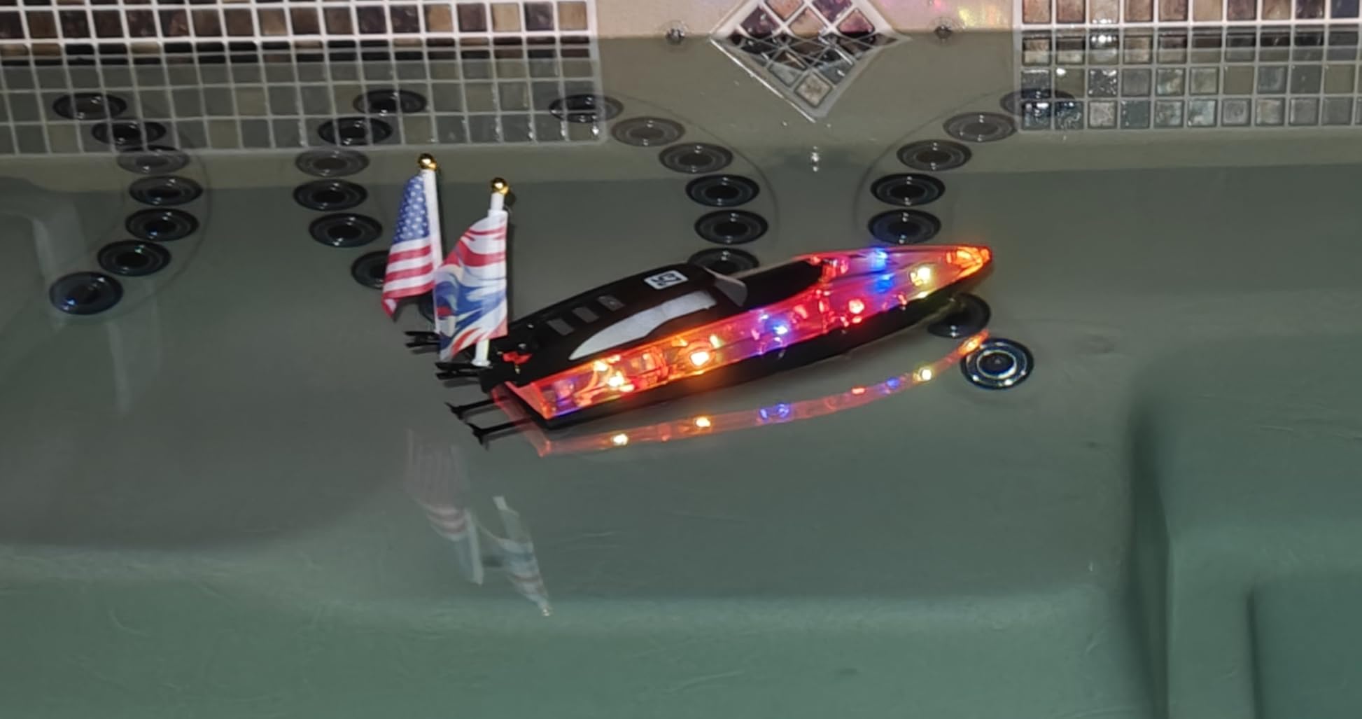JOI MEW Remote Control Boat for Kids, RC Boat for Pool & Lake, LED Lights customer photo 2