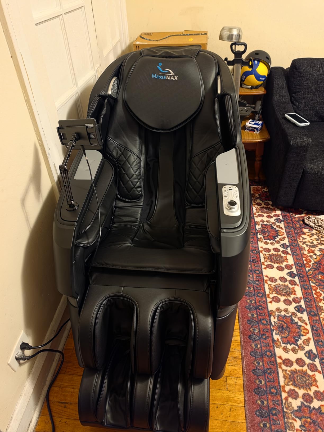 MassaMAX MT339 4D Massage Chair Full Body Recliner, OTA Update, Deep Black | Yoga stretch, 22+5 modes, body scan, app and AI Voice Control, auto footrest, 166° zero gravity and heat for daily comfort customer photo 1