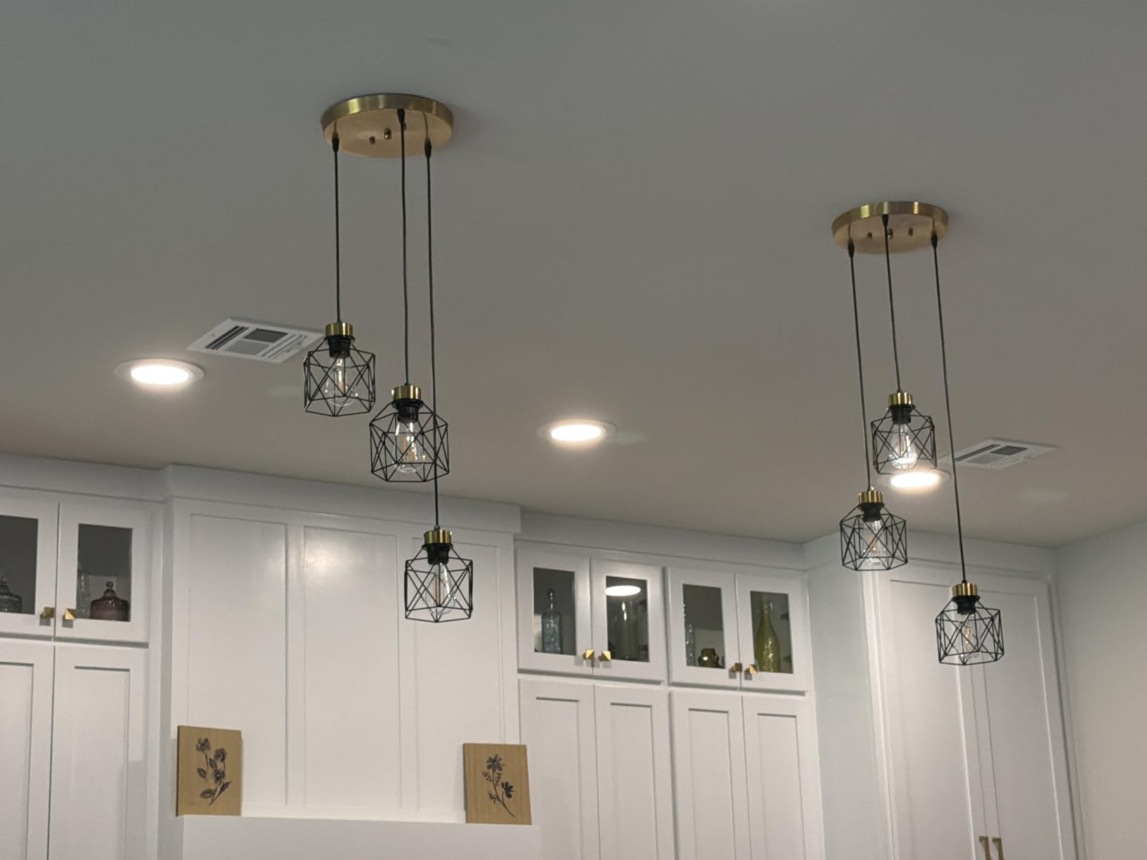 3-Light Pendant Light Fixtures, Farmhouse Hanging Lighting customer photo 2