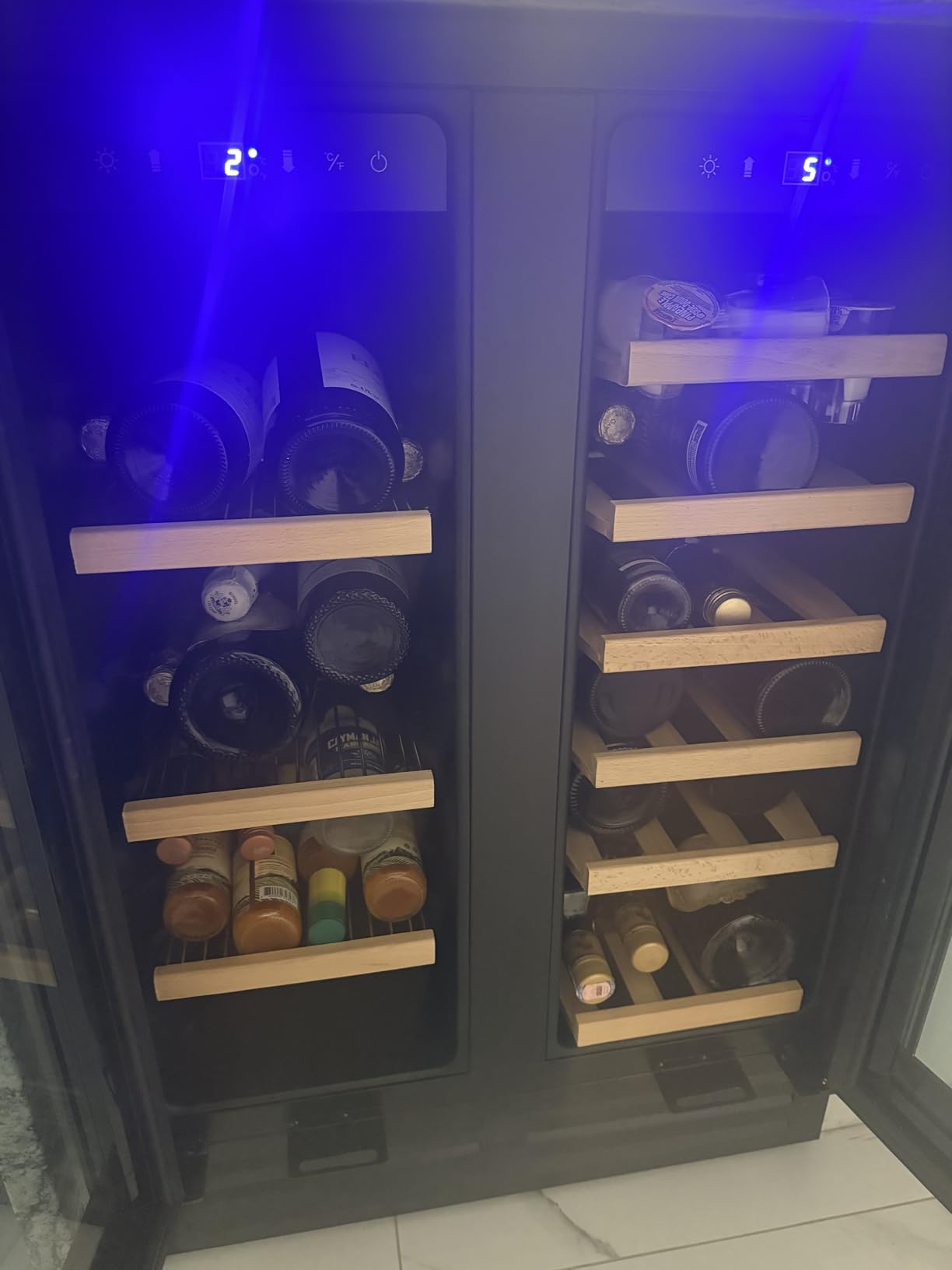 Velivi 24'' Drawer Fridge Under Counter Beverage Refrigerator with Wheels customer photo 2