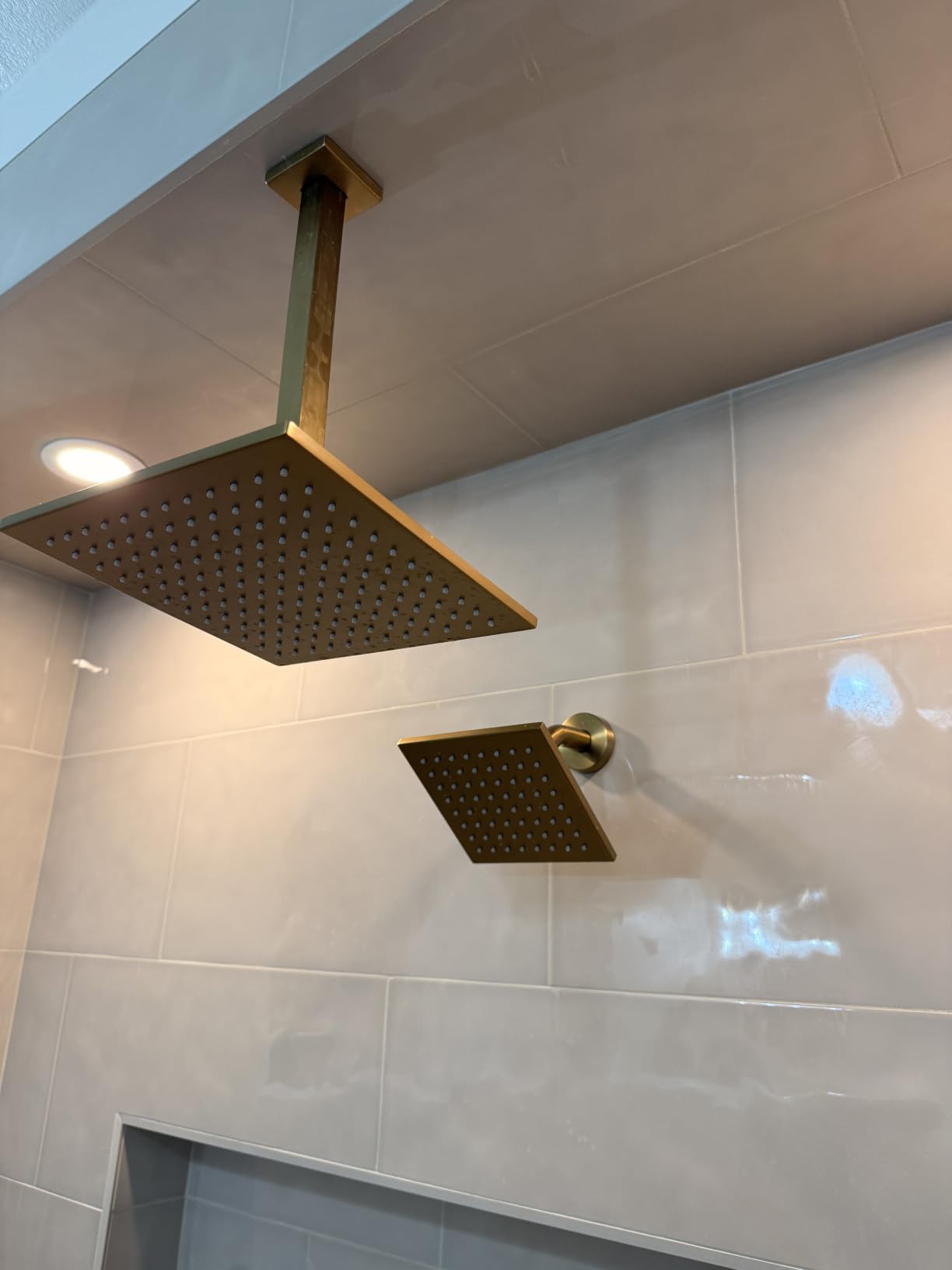 VANFOXLE Shower Faucet Set Matte Black Modern Shower System customer photo 2