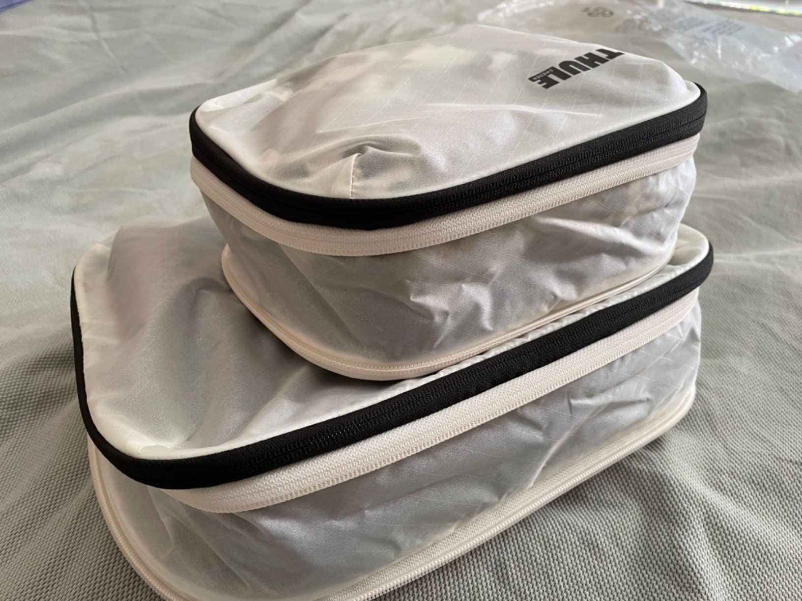Thule compression cube set Pond gray customer photo 1