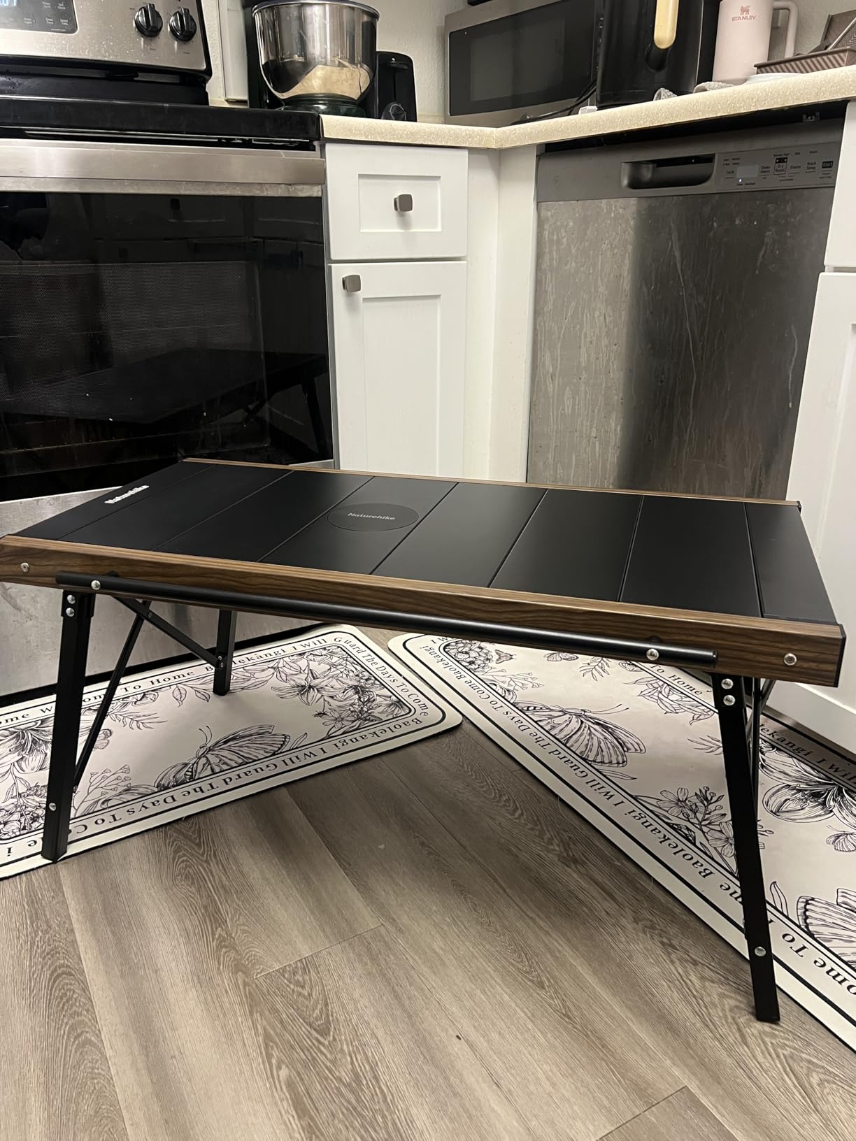 Naturehike Folding IGT Camping Table, Portable IGT Cook System, Ultralight Aluminum Camp Table for Outdoor Picnic Car RV Trip Patio Backyard BBQ customer photo 2