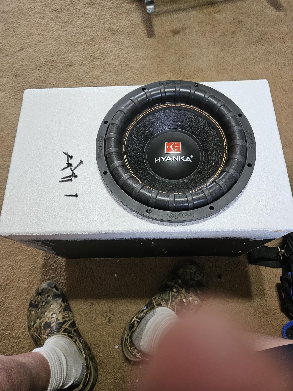 H YANKA BSP-12-2 12-Inch Car Subwoofer, 3000W Max, Dual 2-Ohm DVC | Deep-bass subwoofer for upgrading car stereos in sedans, trucks, SUVs, and custom audio systems customer photo 1