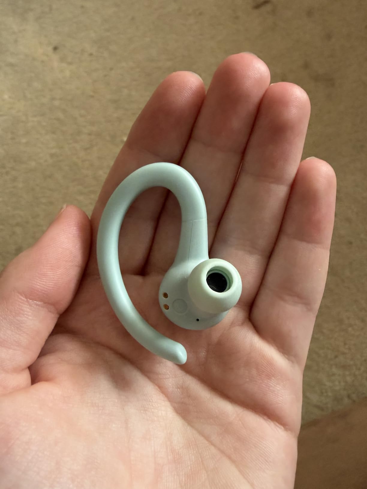 JLab, Go Sport+, True Wireless Workout Earbuds, Bluetooth Sport Earbuds, Clear Calling, Sand customer photo 1