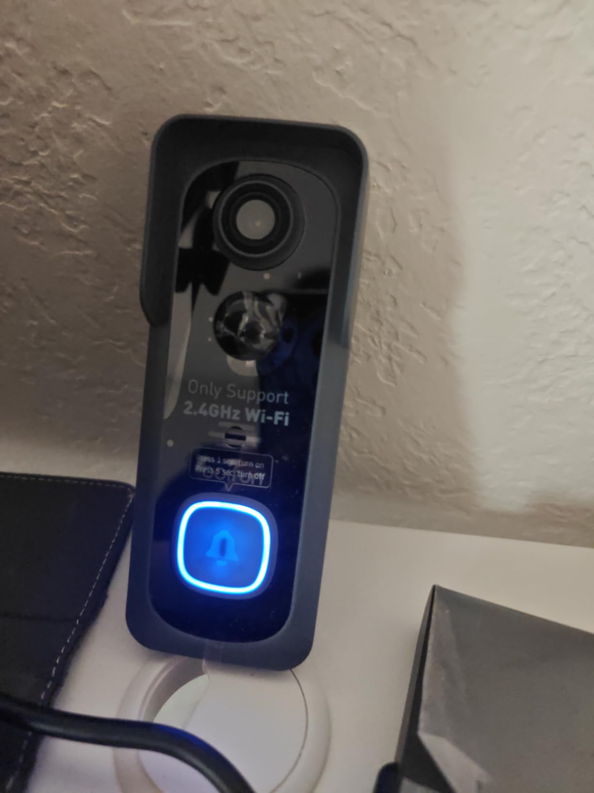 BOIFUN Video Doorbell Camera Wireless - No Subscription Required, 2K HD | 166° Wide View, HDR Night Vision, Motion Alerts, Two‑Way Audio & Battery Video Doorbell with Chime, 2.4 GHz Wi‑Fi Only customer photo 1